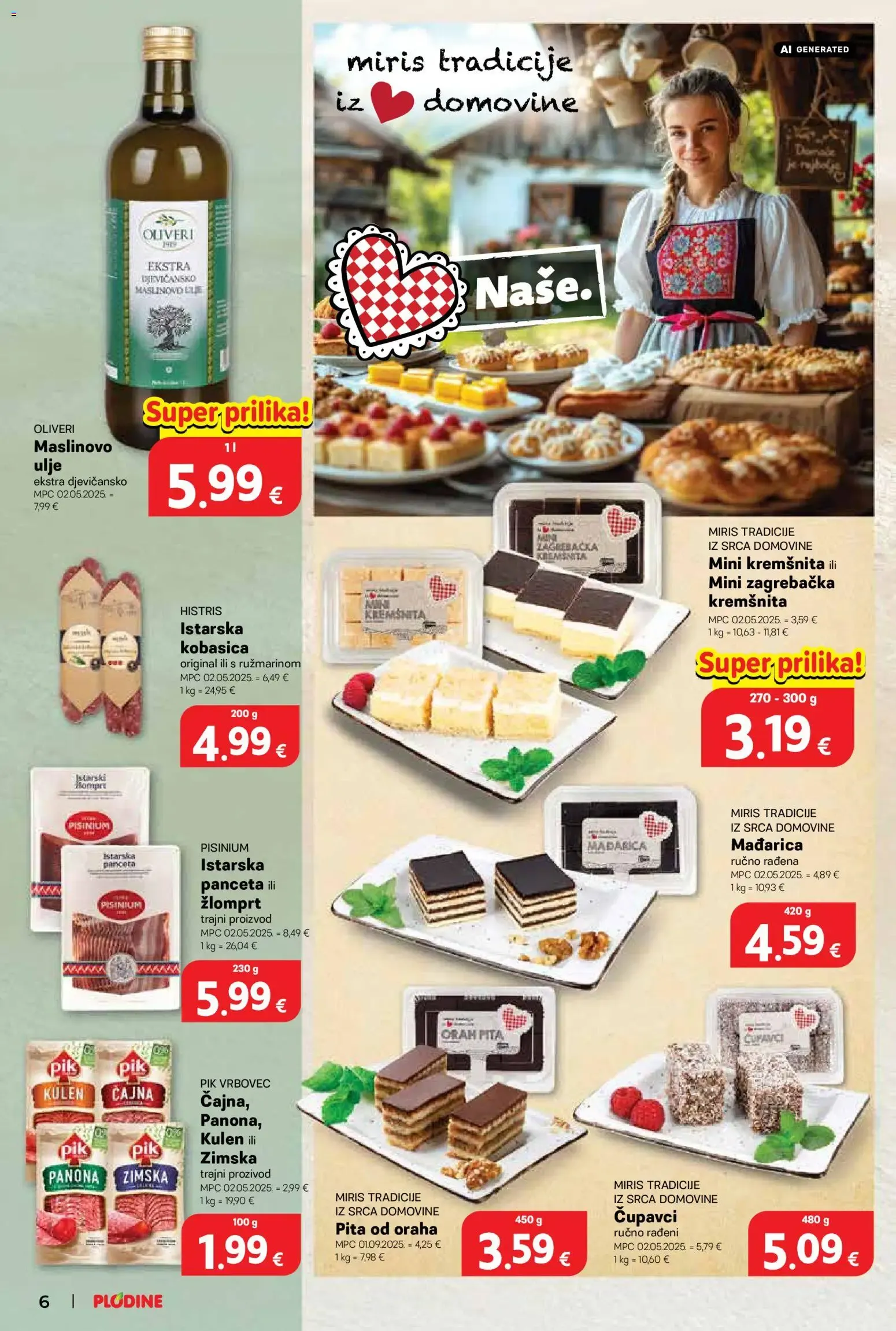 Katalog Plodine Uvijek od akcije od 12. kolovoza do 18. kolovoza 2026. - Pregled Stranica 6