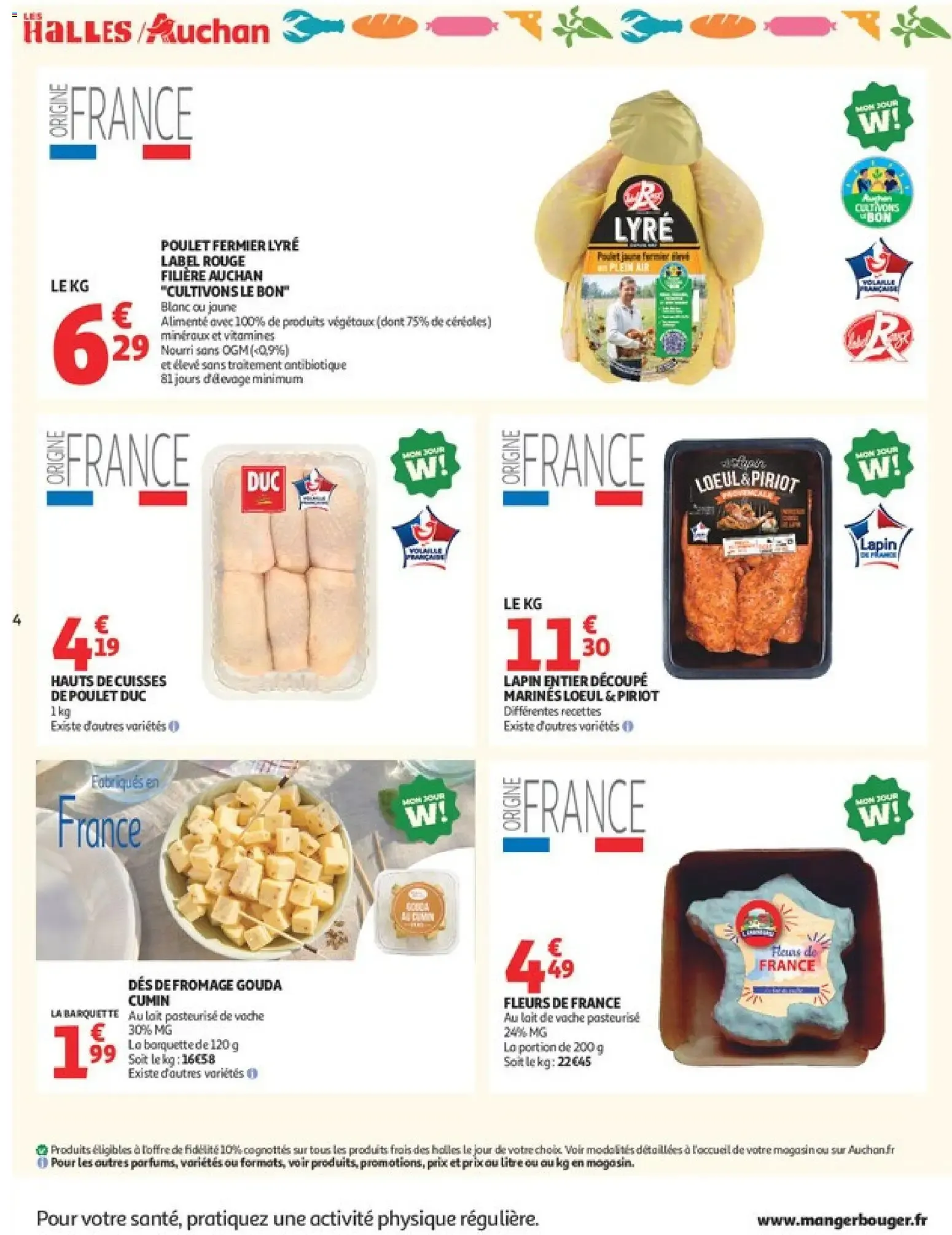 Auchan - Tops, Halles supers à partir du 07/07/2026 - promo en ligne du 7 juillet au 11 juillet 2026 - Catalogue page 4