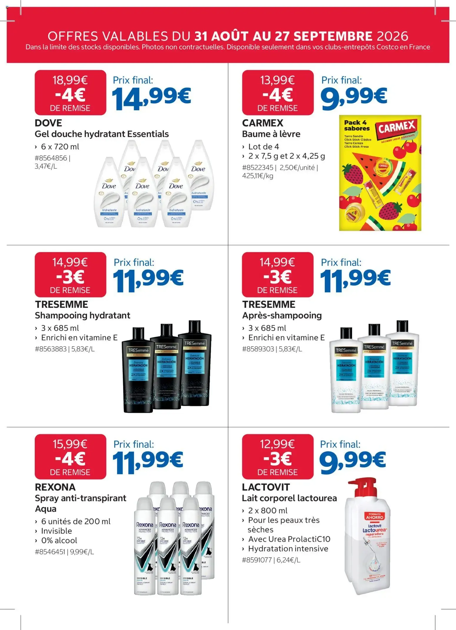 Costco catalogue à partir du 31/08/2026 - promo en ligne du 31 août au 27 septembre 2026 - Catalogue page 6
