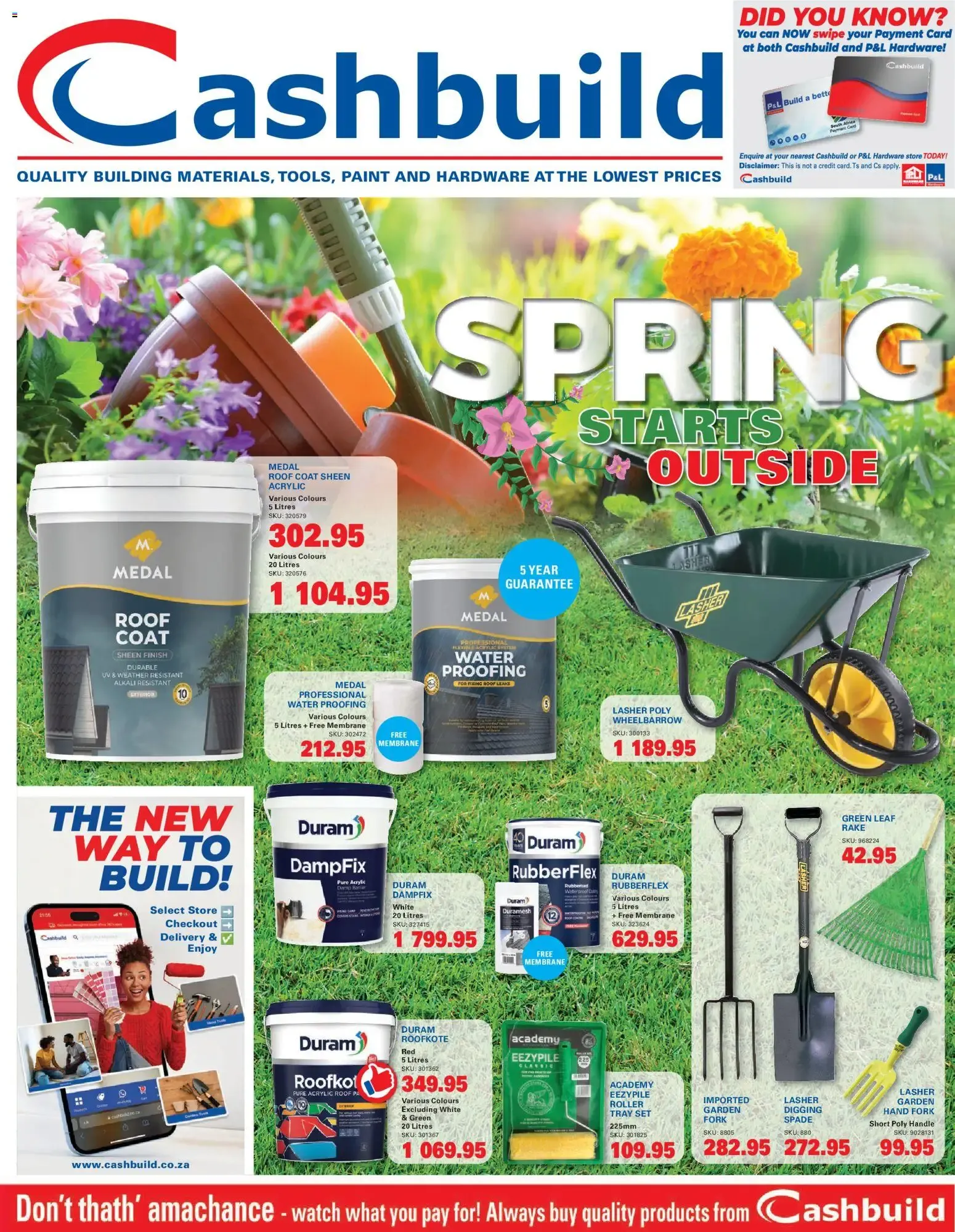 Cashbuild - Spring Catalogue from 21 September to 18 October 2026 - Catalogue Page 1