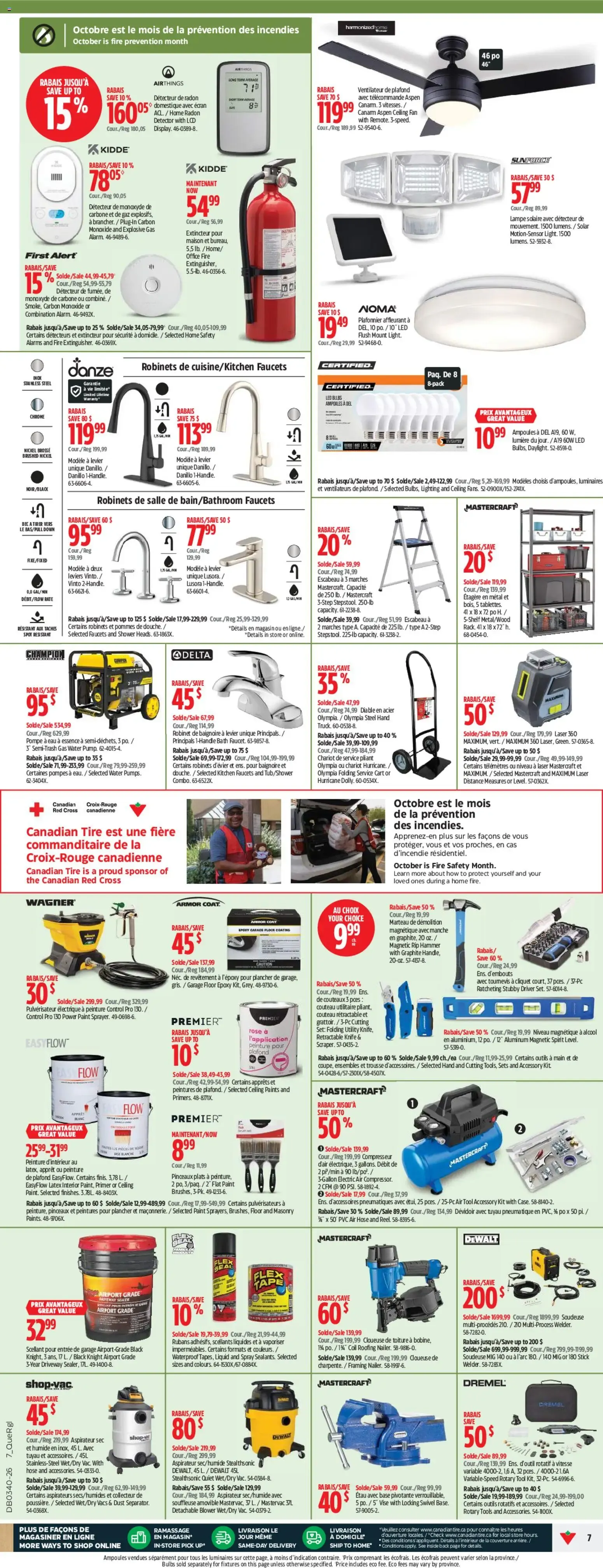Canadian Tire circulaire from Oct 1, 2026 > weekly specials & deals from October 1 to October 7 2026 - flyer page 7