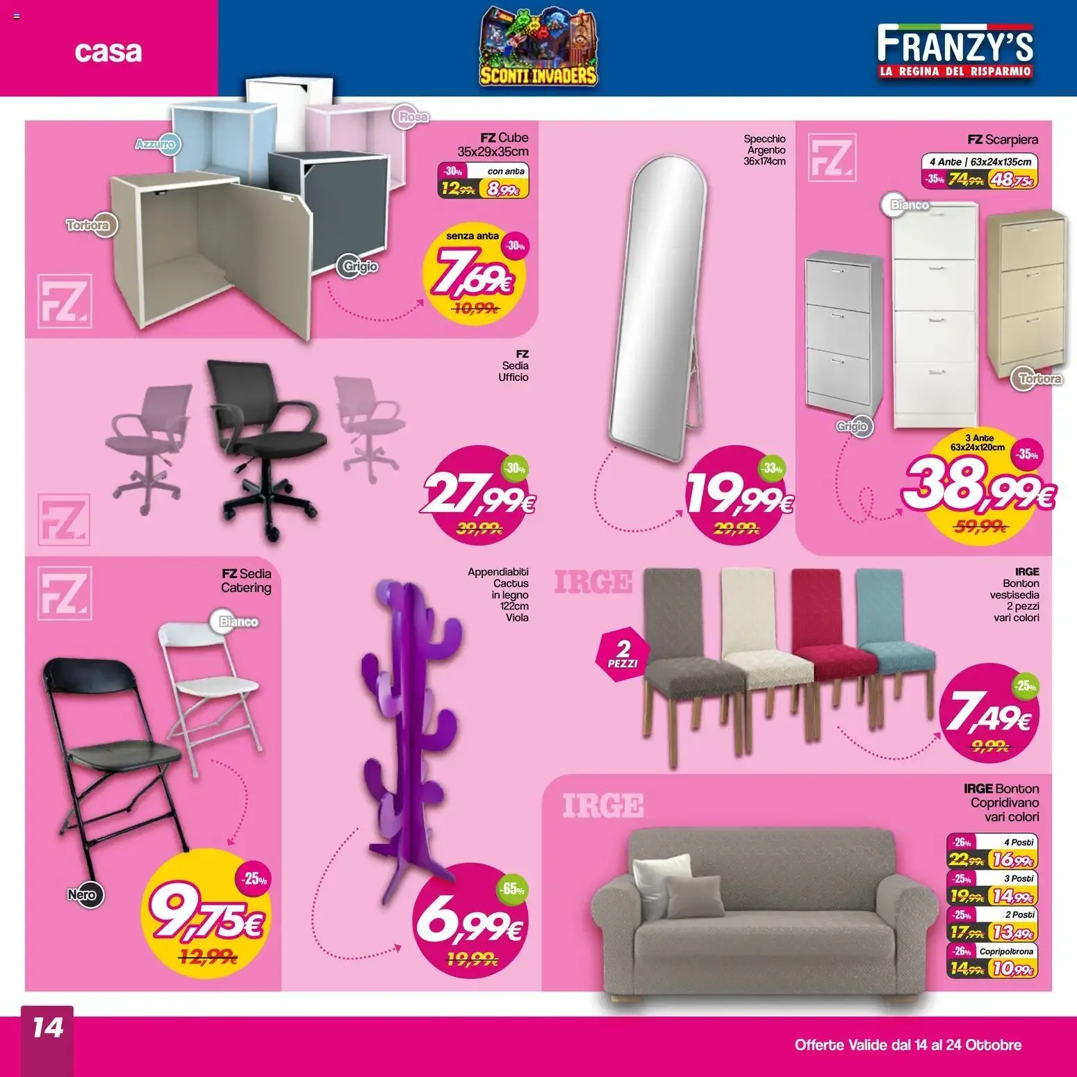 FRANZY'S LA REGINA DEL RISPARMIO da 14 ottobre a 24 ottobre di 2026 - Pagina del volantino 14