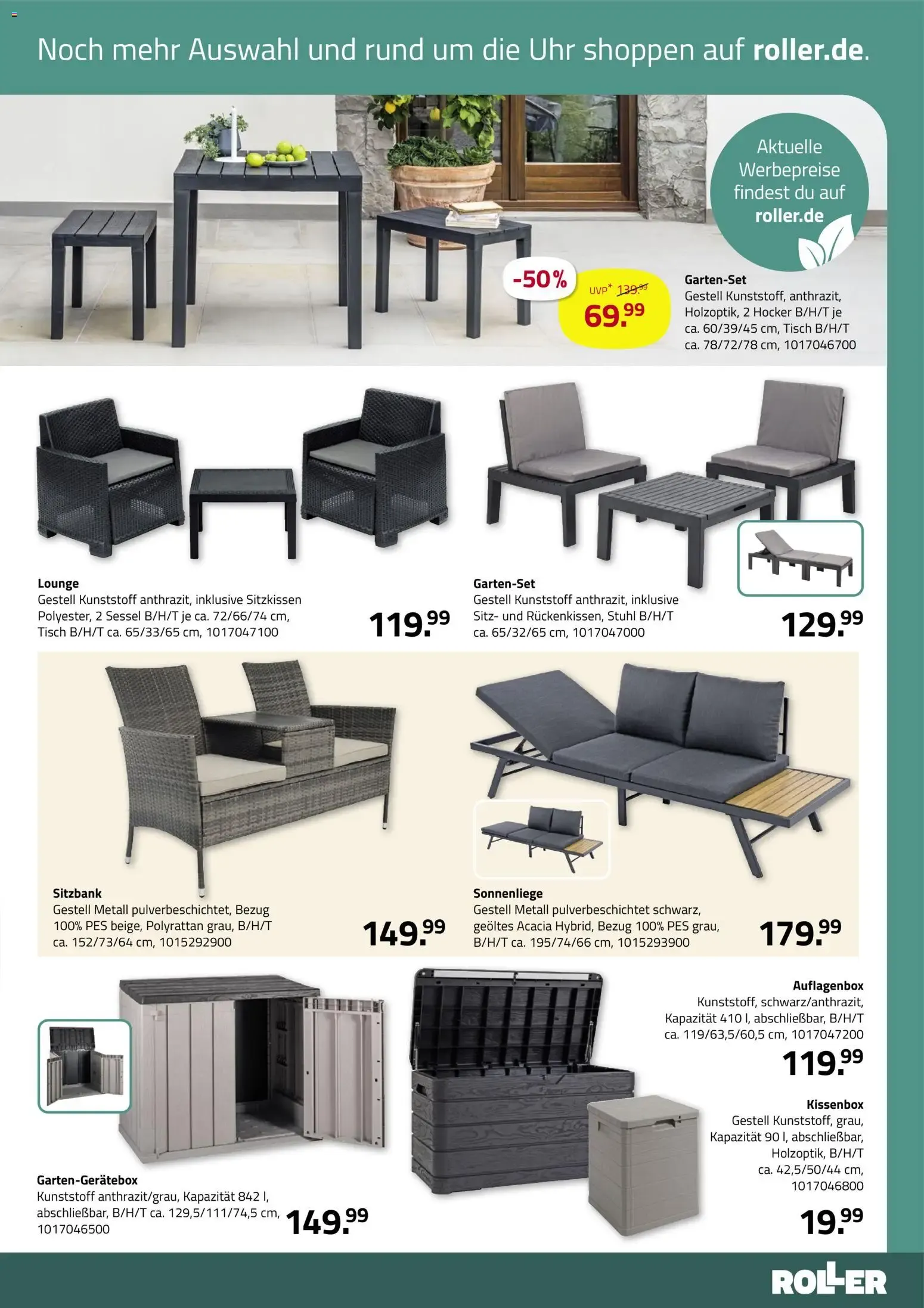 Roller Gartenliebe: Neue Looks für deinen Sommer von 23. Februar bis 26. September 2026 - Prospekt seite 29