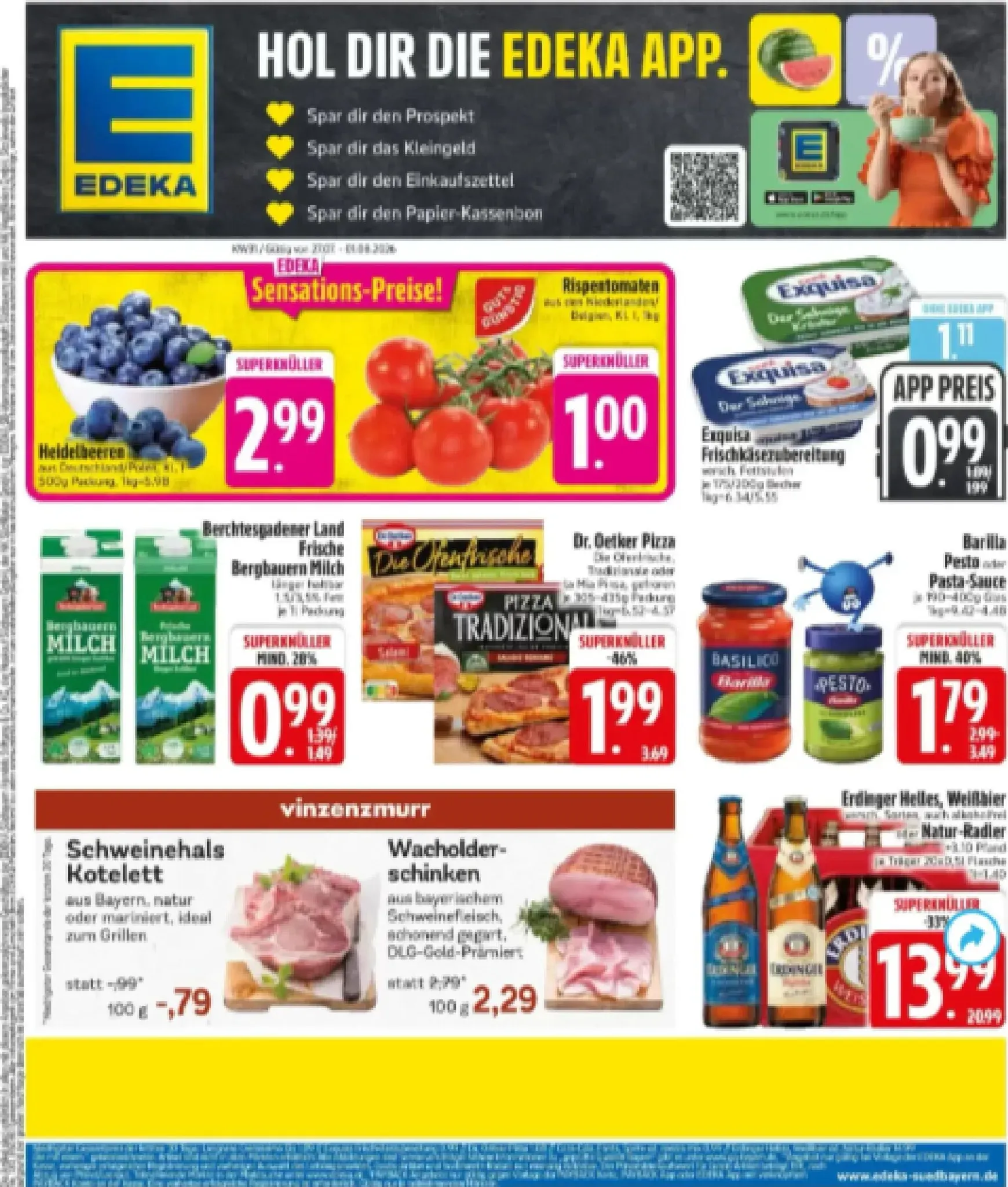 Edeka - Wochenangebote Prospekt von 27. Juli bis 1. August 2026 - Prospekt seite 3