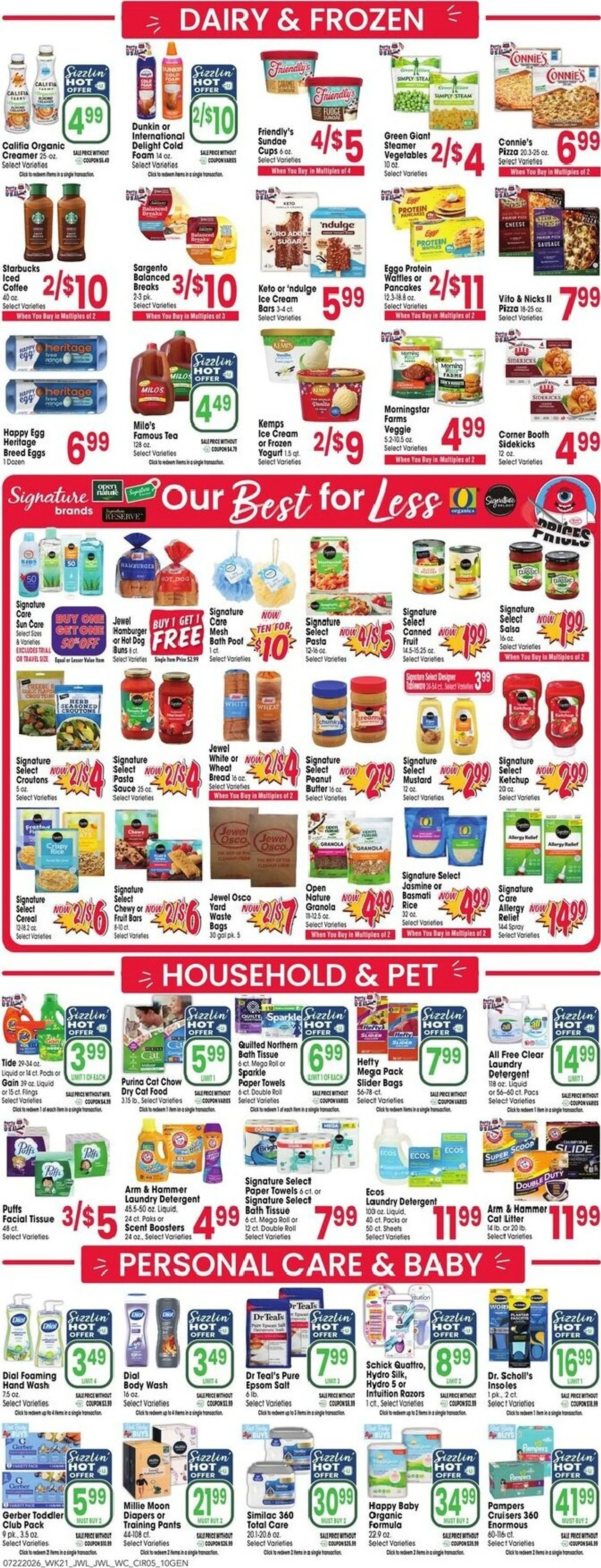 Weekly ad Jewel Osco Flyer from July 22 to July 28 2026 - Page 5