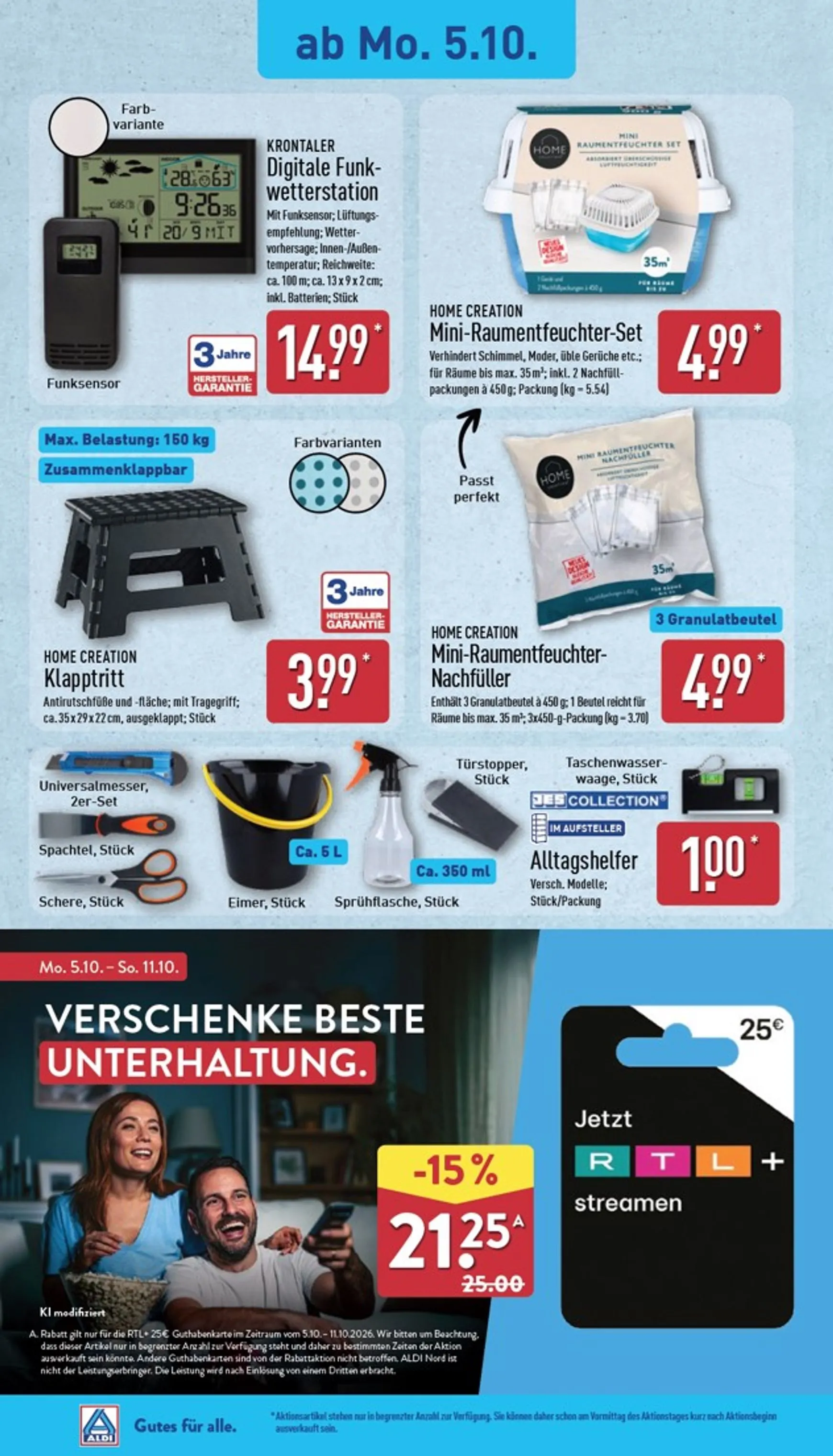 ALDI AUSBLICK - Exklusive Vorschau für unsere Angebote in 14 Tagen von 5. Oktober bis 10. Oktober 2026 - Prospekt seite 4