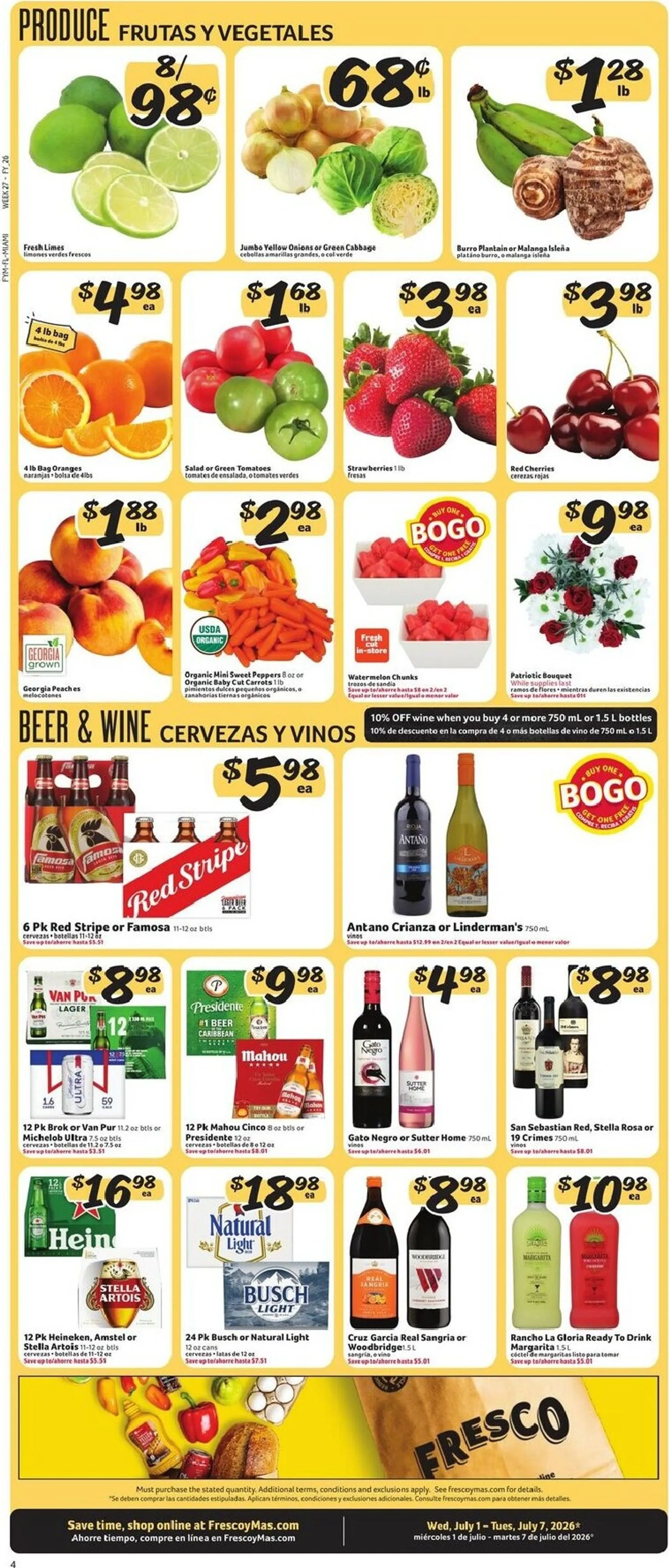 Weekly ad Current Fresco y Más leaflet valid from Wednesday 07/01/2026 to Tuesday 07/07/2026 from July 1 to July 7 2026 - Page 5