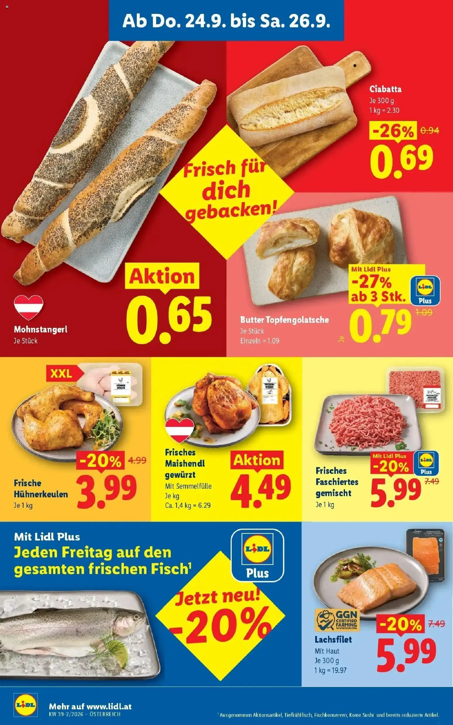 Lidl Flugblatt - Wien ab 24.09.2026 - Angebote ab donnerstag von 24. September bis 26. September 2026 - Flugblätt seite  6