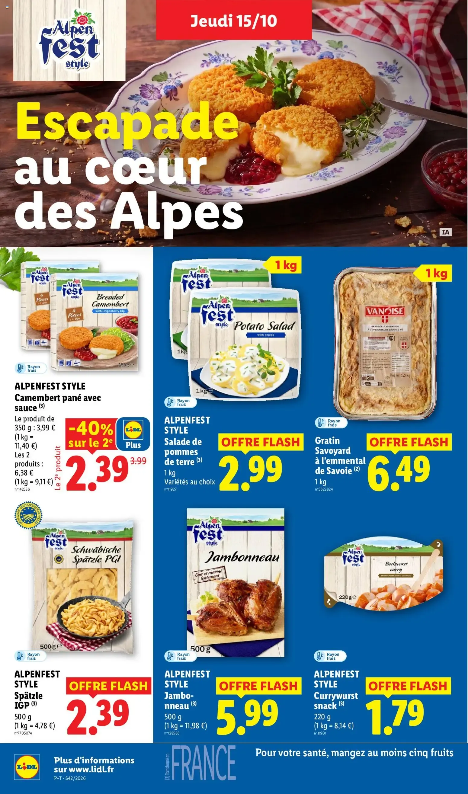 Catalogue LIDL du 15/10/2026 | Promo prospectus en ligne du 15 octobre au 21 octobre 2026 - Catalogue page 22