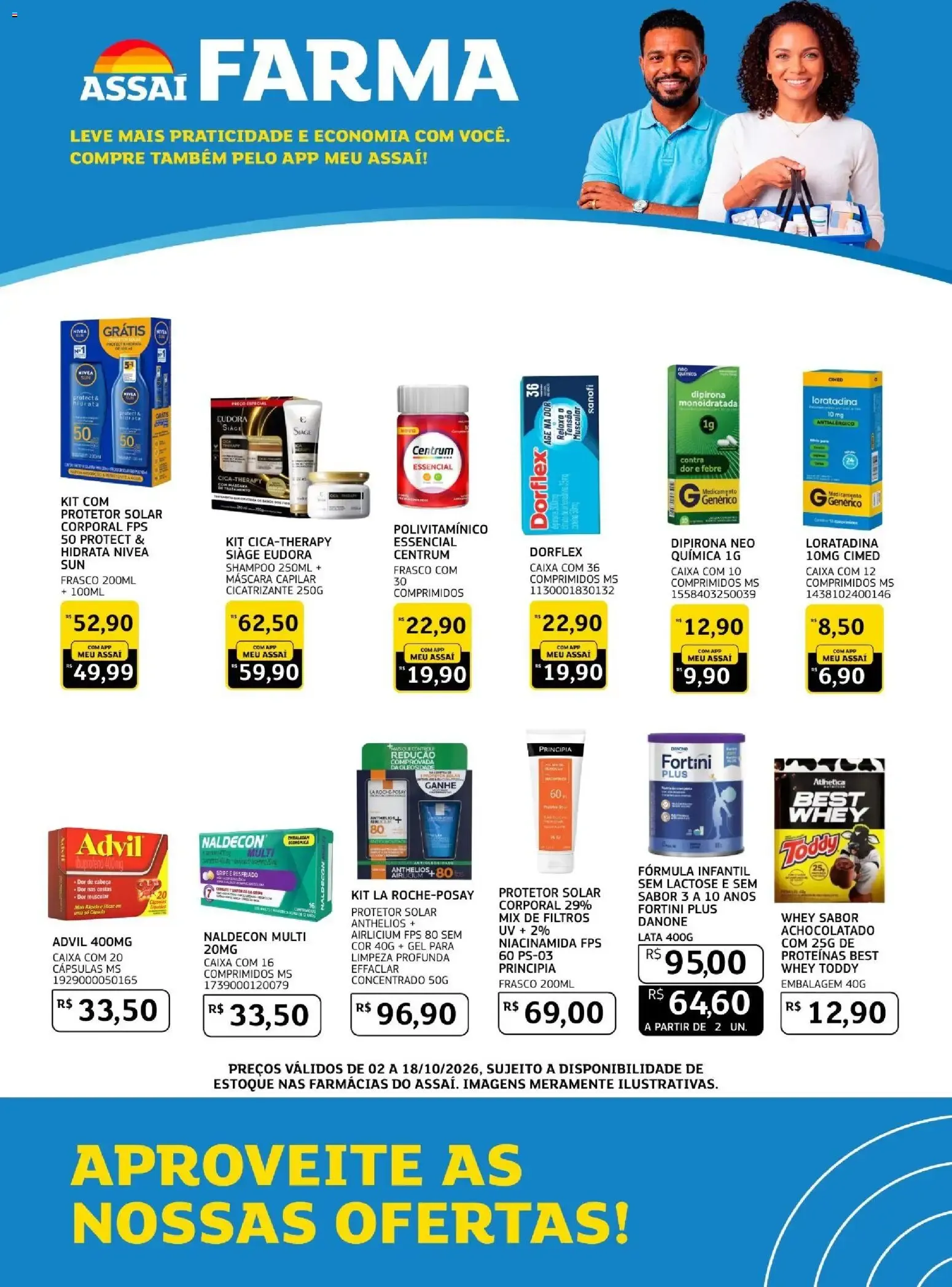 Encarte de Assaí Farma 2 de outubro até 18 de outubro 2026 - Pagina 1