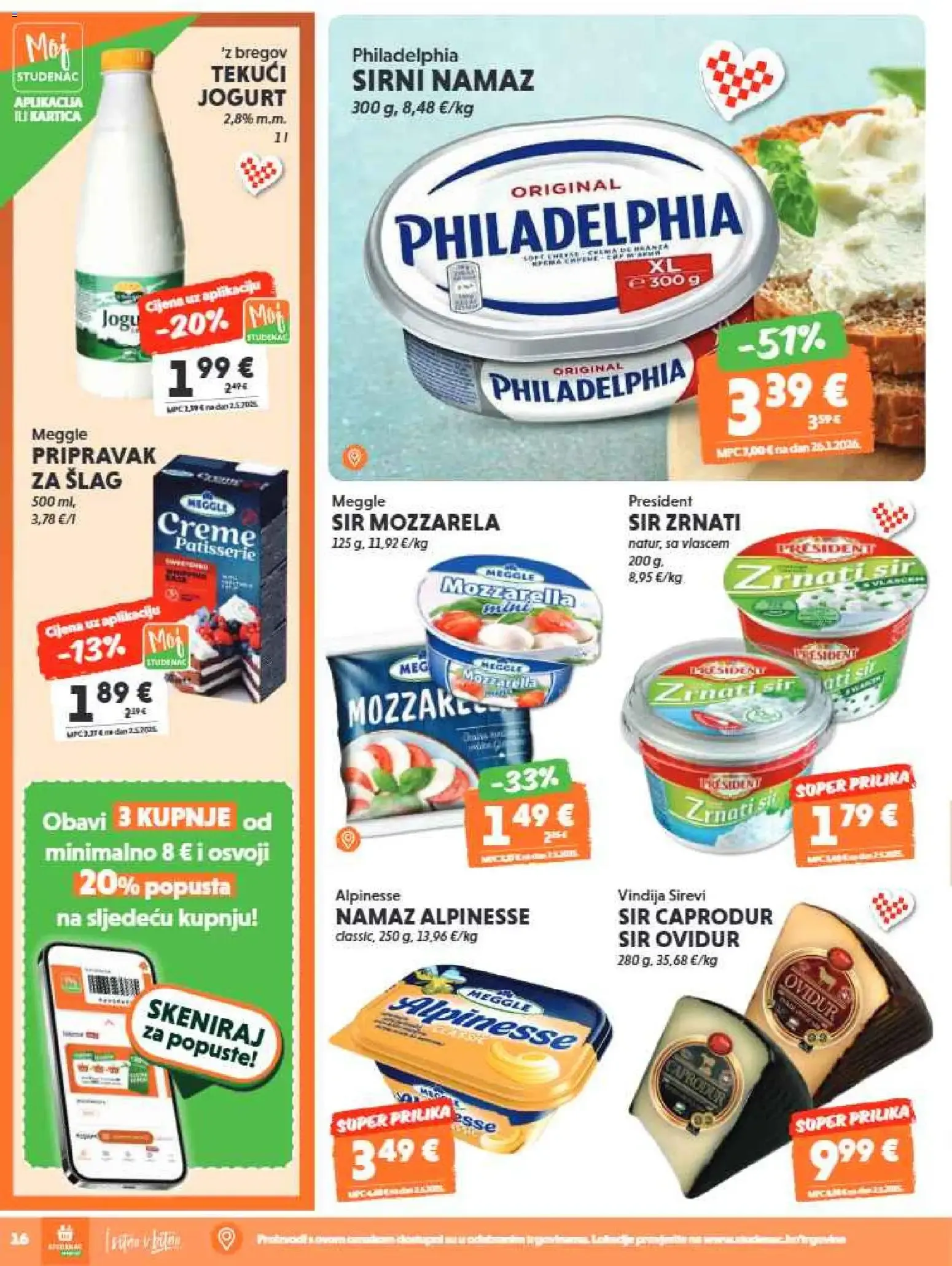 Katalog Studenac Market - Tjedna Akcija: Za tebe sitno, za njih bitno. od 16. rujna do 22. rujna 2026. - Pregled Stranica 16