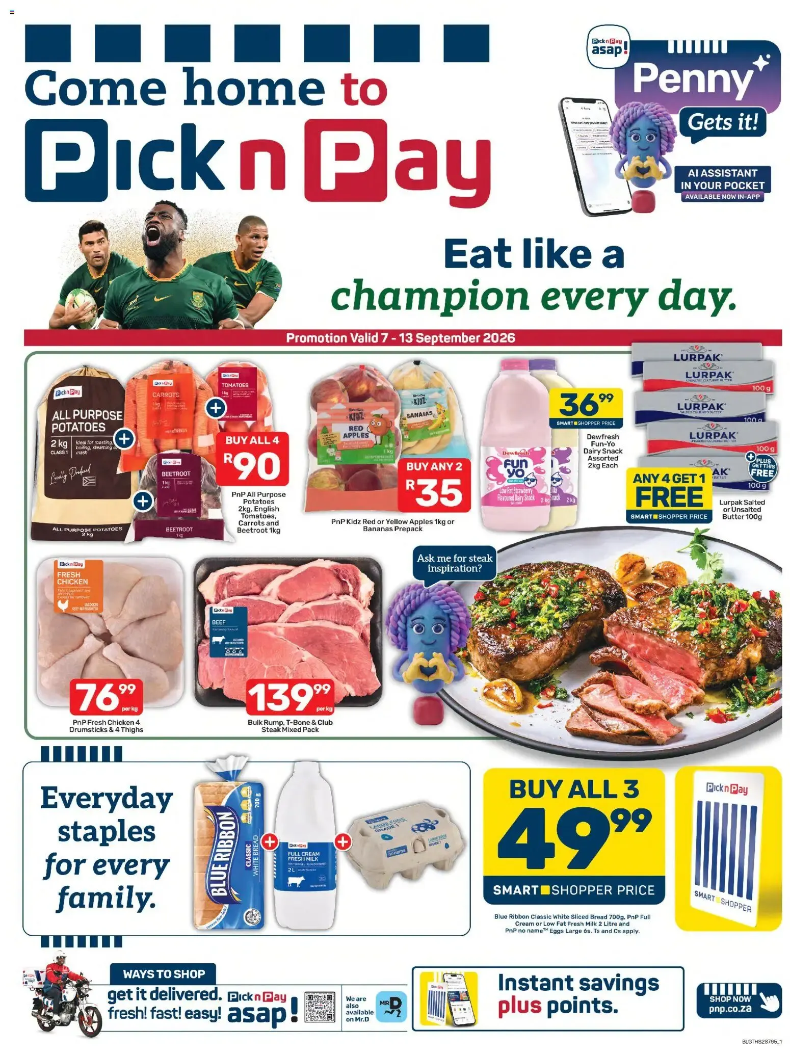 Pick n Pay Inland Provinces - Weekly Specials (07/09/2026 - 13/09/2026) Online from 7 September to 13 September 2026 - Catalogue Page 1