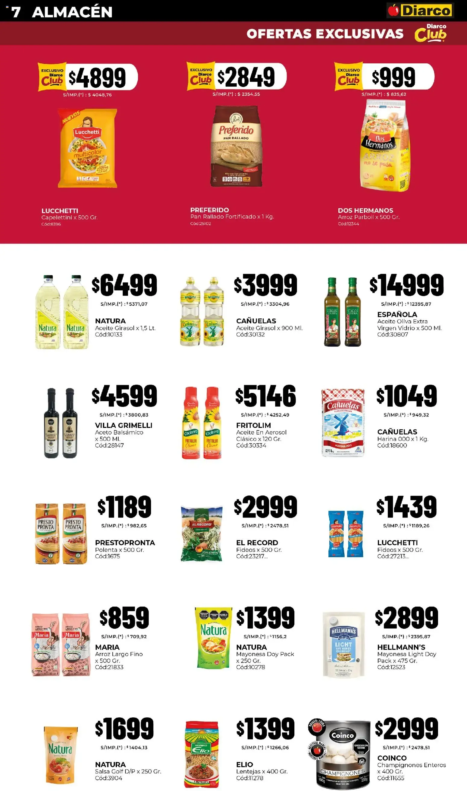 Ofertas de Diarco - ¡Todos pueden comprar por unidad o cantidad! 20 de julio al 24 de julio 2026 - Página 7 del catálogo