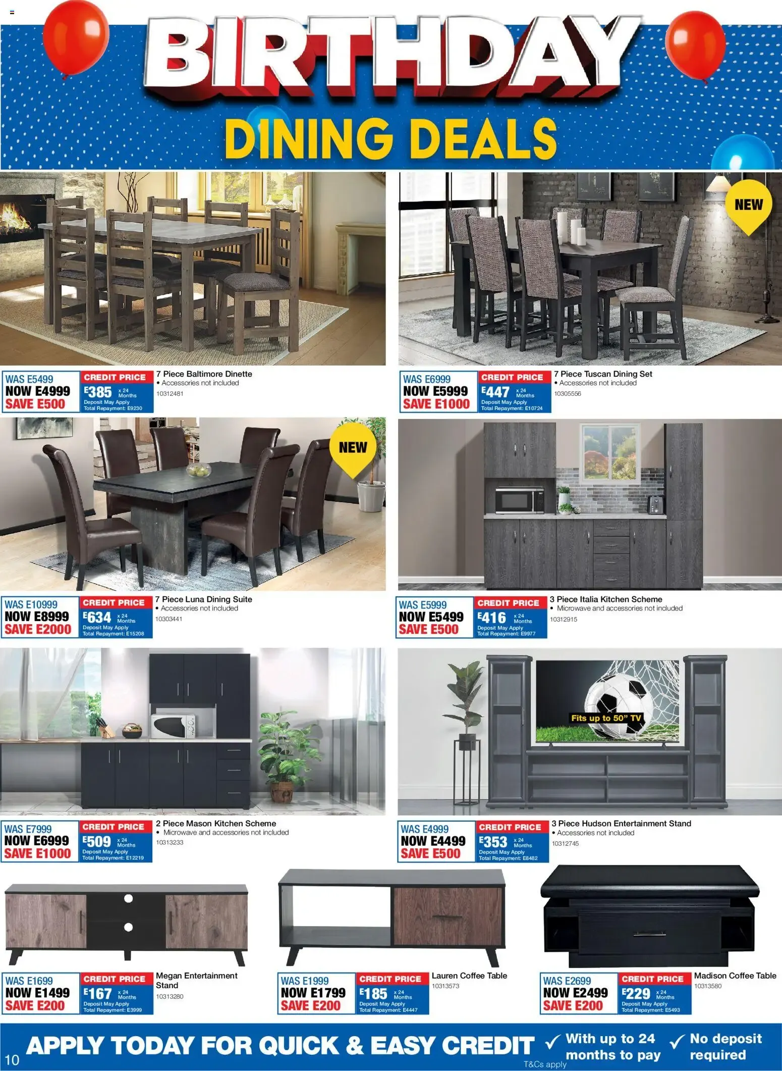 OK Furniture Birthday Sale from 15 June to 12 July 2026 - Catalogue Page 10