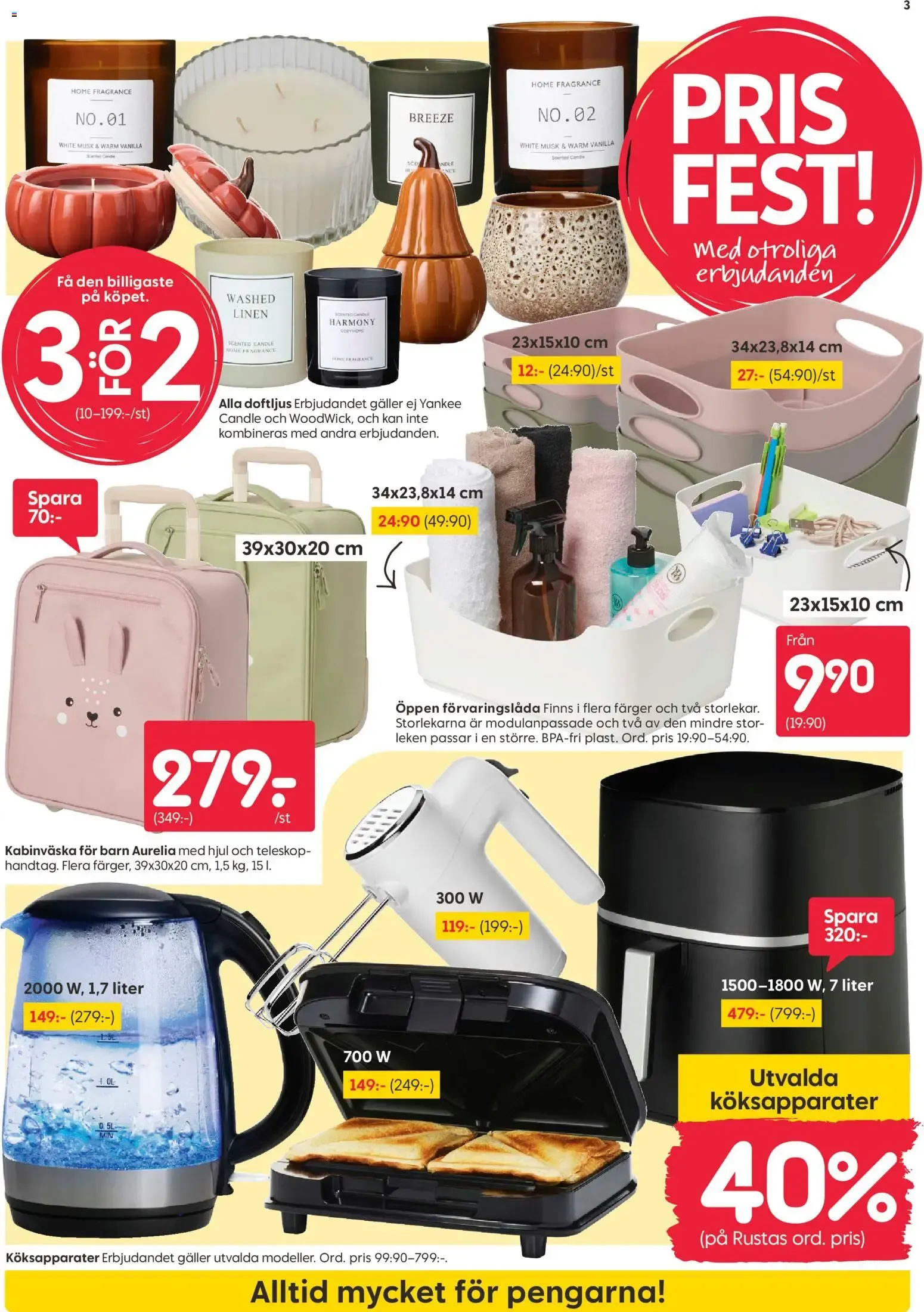 Rusta erbjudanden från 27/07/2026 - 02/08/2026 > Reklamblad nuvarande rabatter från 27 juli till 2 augusti 2026 - Reklamblad sidor 3