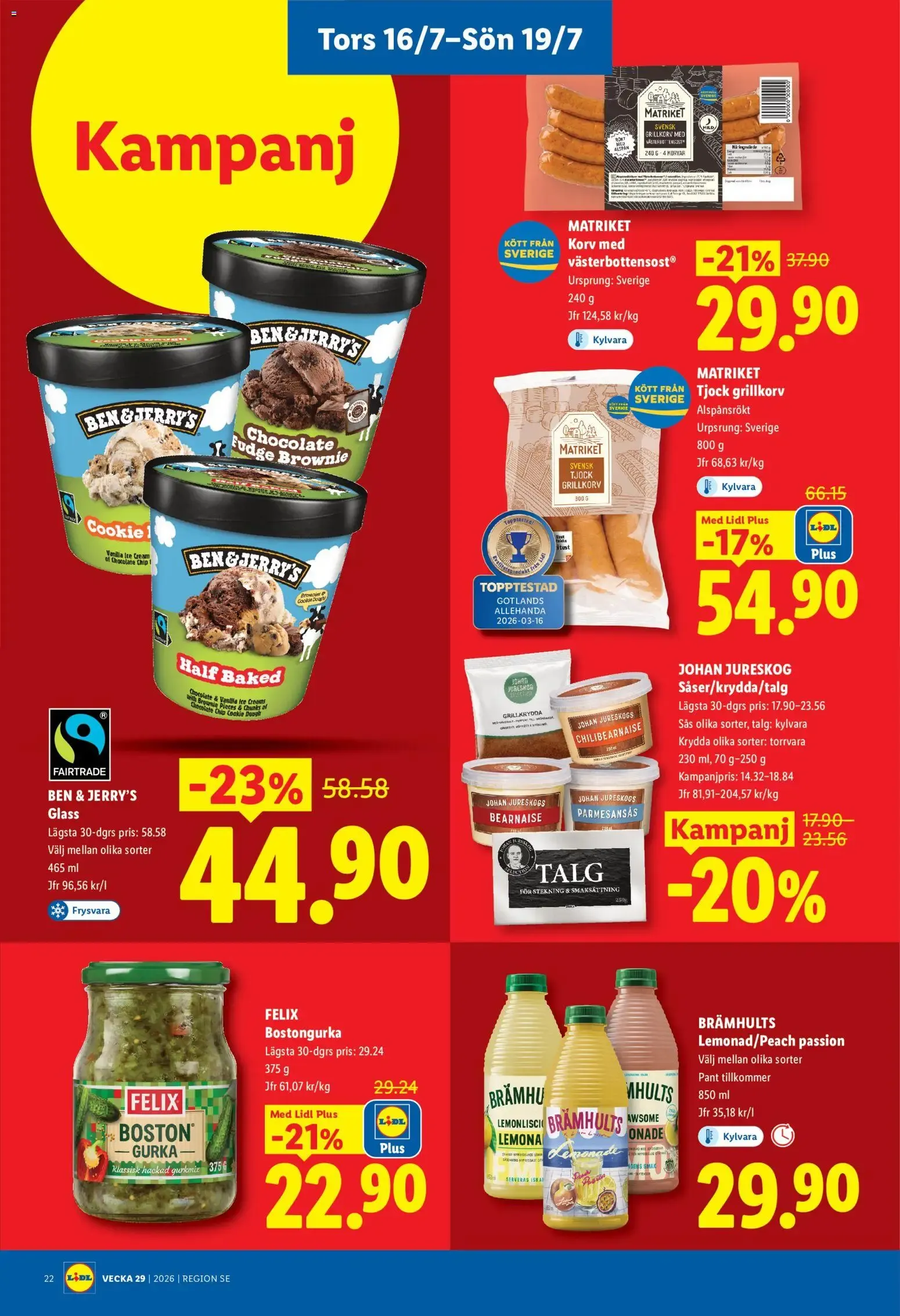 Lidl erbjudanden från 13/07/2026 - 19/07/2026 > Reklamblad nuvarande rabatter från 13 juli till 19 juli 2026 - Reklamblad sidor 27