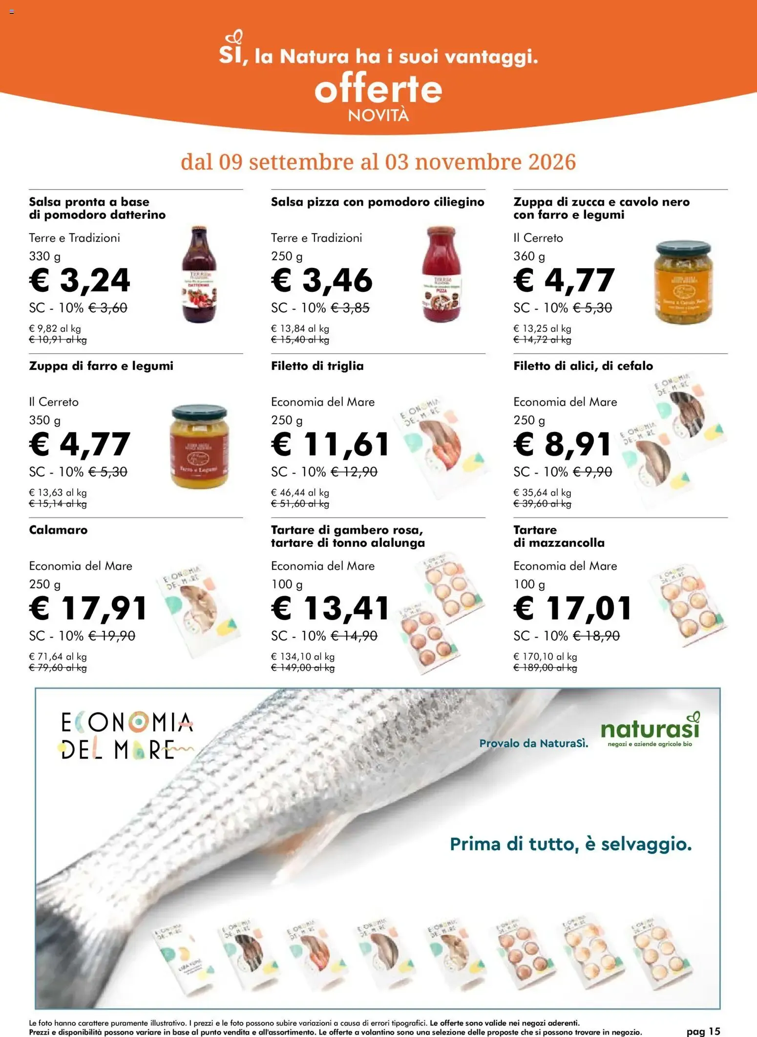 Nuovo Natura Sì volantino dal 07/10/2026 > offerte anteprima 🛍️ da 7 ottobre a 3 novembre di 2026 - Pagina del volantino 15