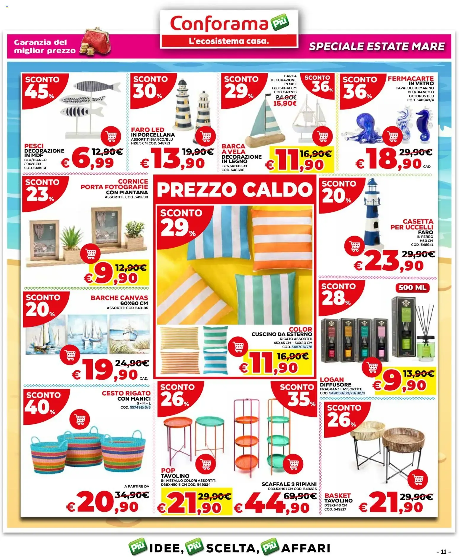 Conforama: Sconti Caldi per l'Estate da 2 luglio a 26 luglio di 2026 - Pagina del volantino 11