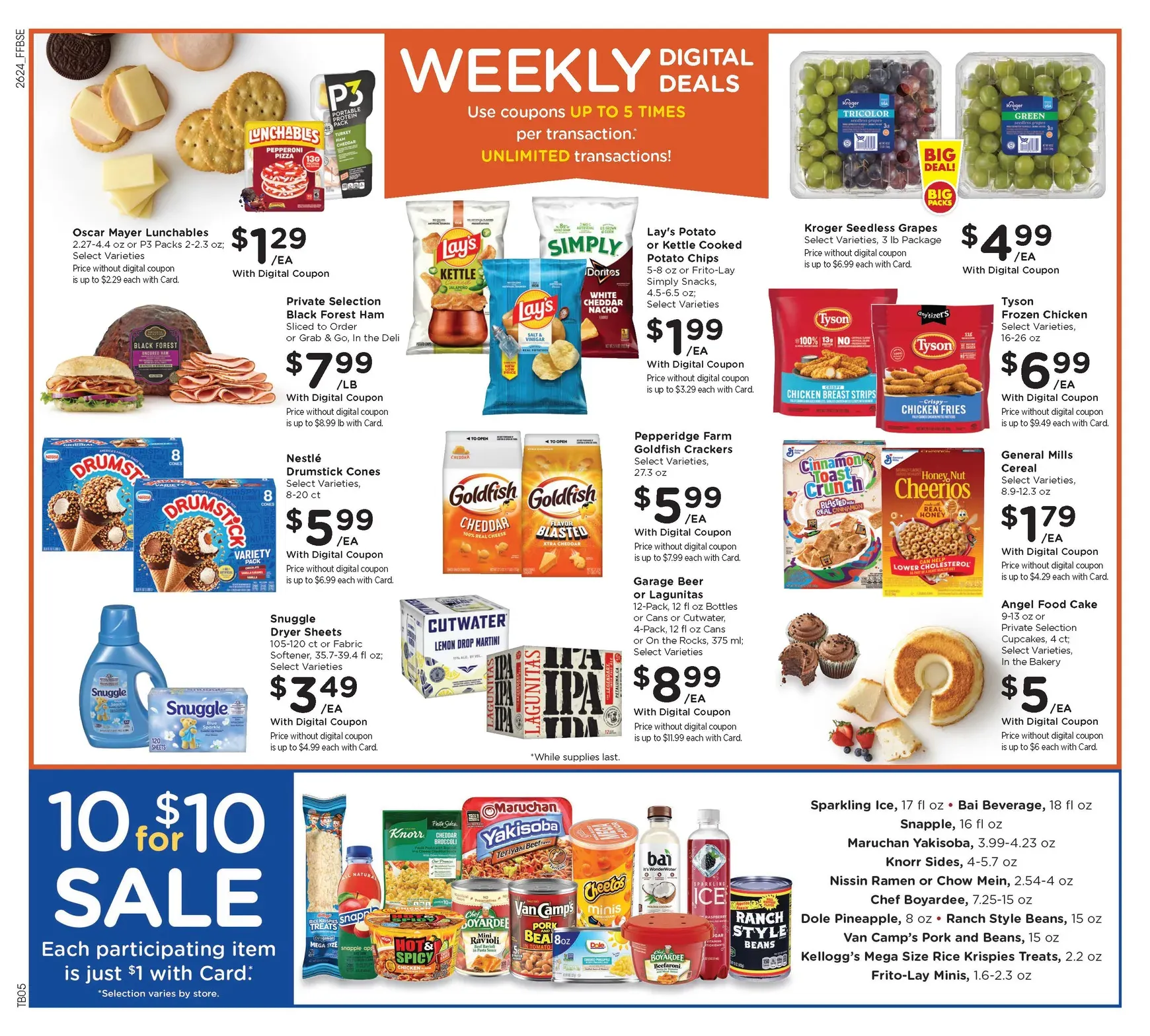 Weekly ad Current Fry's Food Stores leaflet valid from Wednesday 07/15/2026 to Tuesday 07/21/2026 from July 15 to July 21 2026 - Page 4