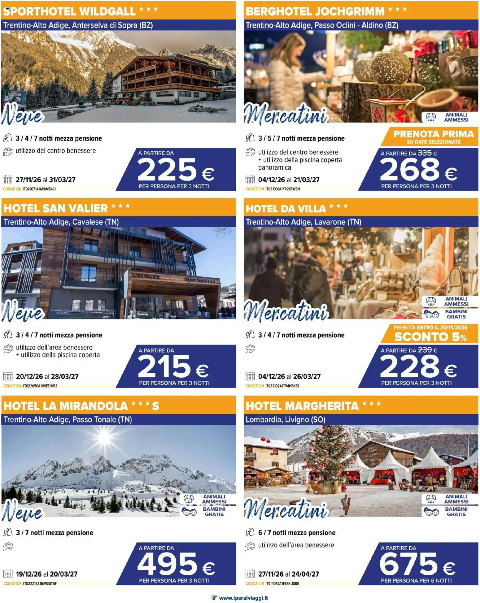 Iperal Viaggi - Hotel Scherlin Mercatini da 3 dicembre a 3 aprile di 2027 - Pagina del volantino 2