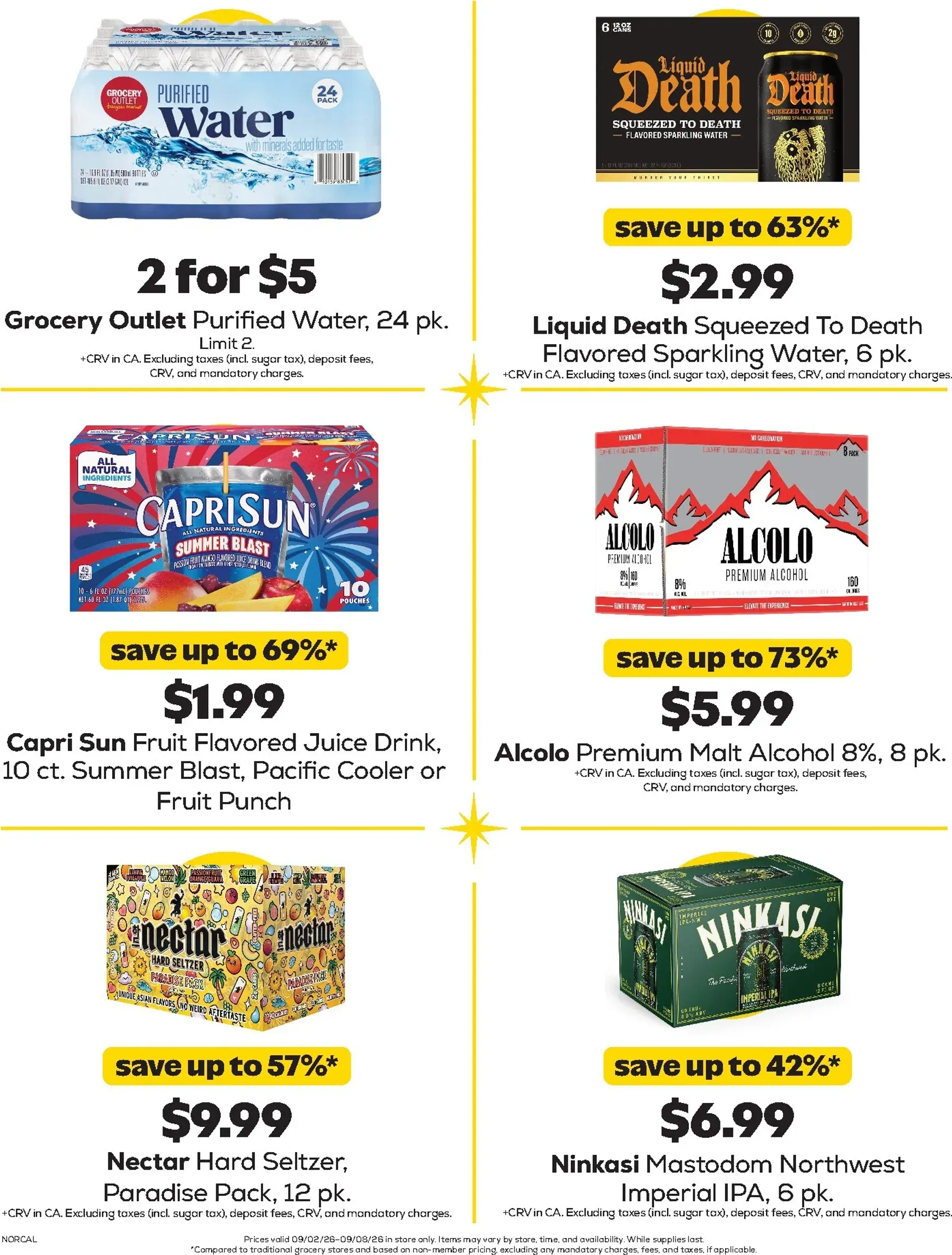 Weekly promotion Weekly Wins - Grocery Outlet spanning from September 2 to September 8 2026 - Page 7 for Catalogue 365