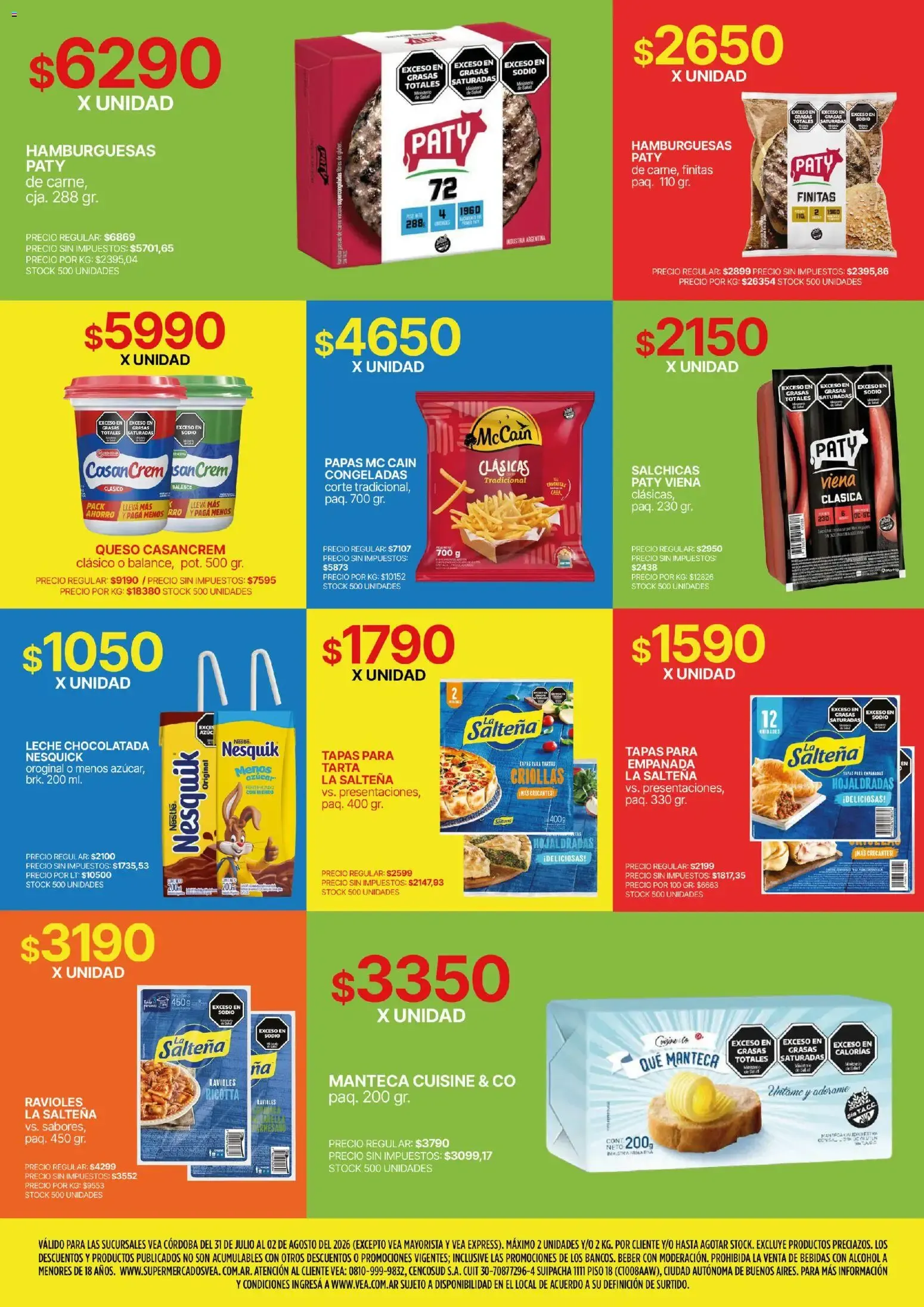 Ofertas de Vea - Fin de semana de ahorro | Córdoba del 31/07/2026 - 02/08/2026 31 de julio al 2 de agosto 2026 - Página 6 del catálogo