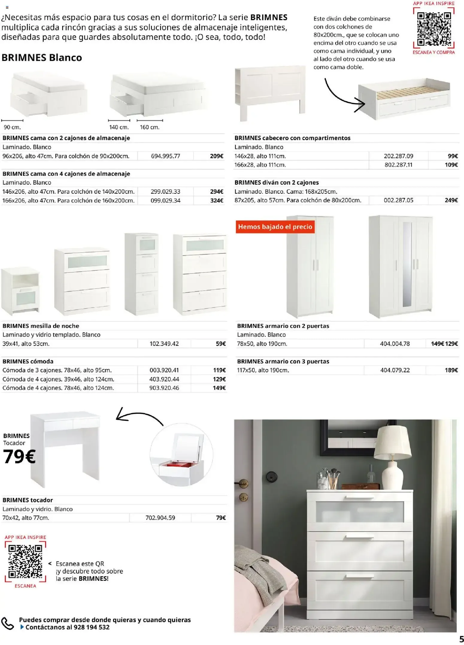 Catálogo de IKEA - Guía de Compra Muebles para el Dormitorio 1 de septiembre al 31 de enero 2027 - Página 5