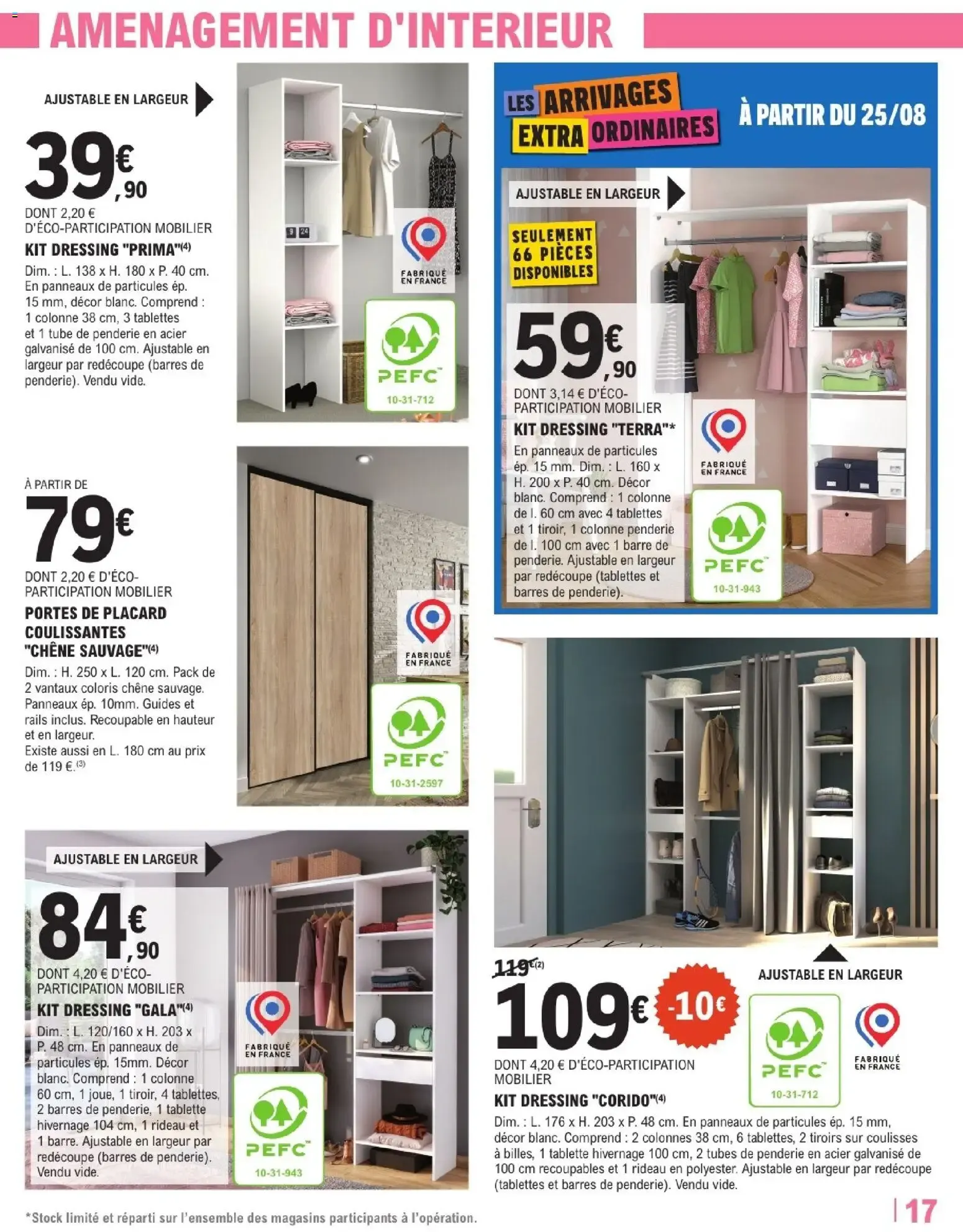 Brico E.Leclerc Arrivages bricolage à partir du 25/08/2026 - promo en ligne du 25 août au 12 septembre 2026 - Catalogue page 17