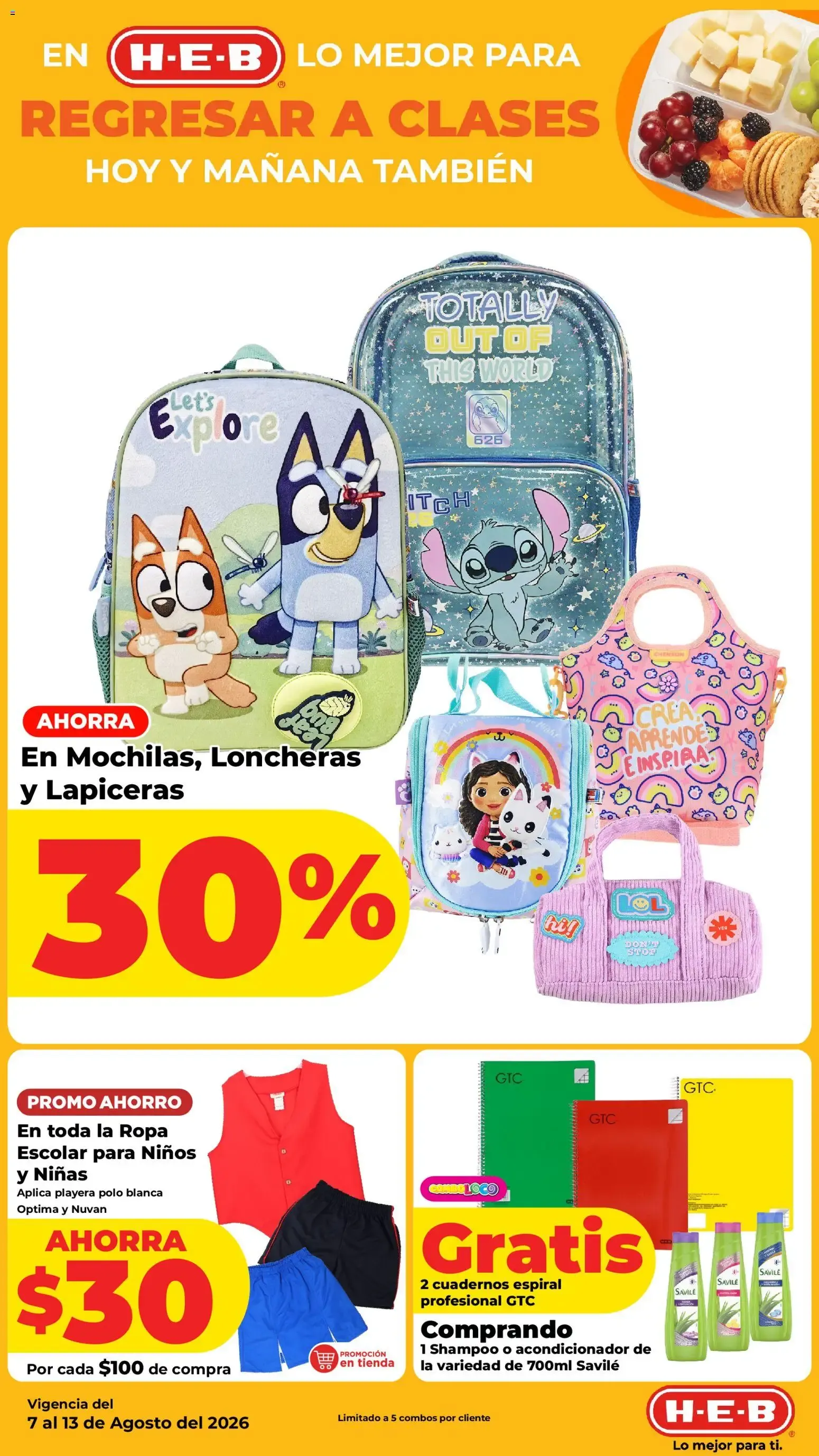Catálogo de H-E-B: Precios Bajos Hoy y Mañana 7 de agosto al 10 de agosto 2026 - Pagina 17