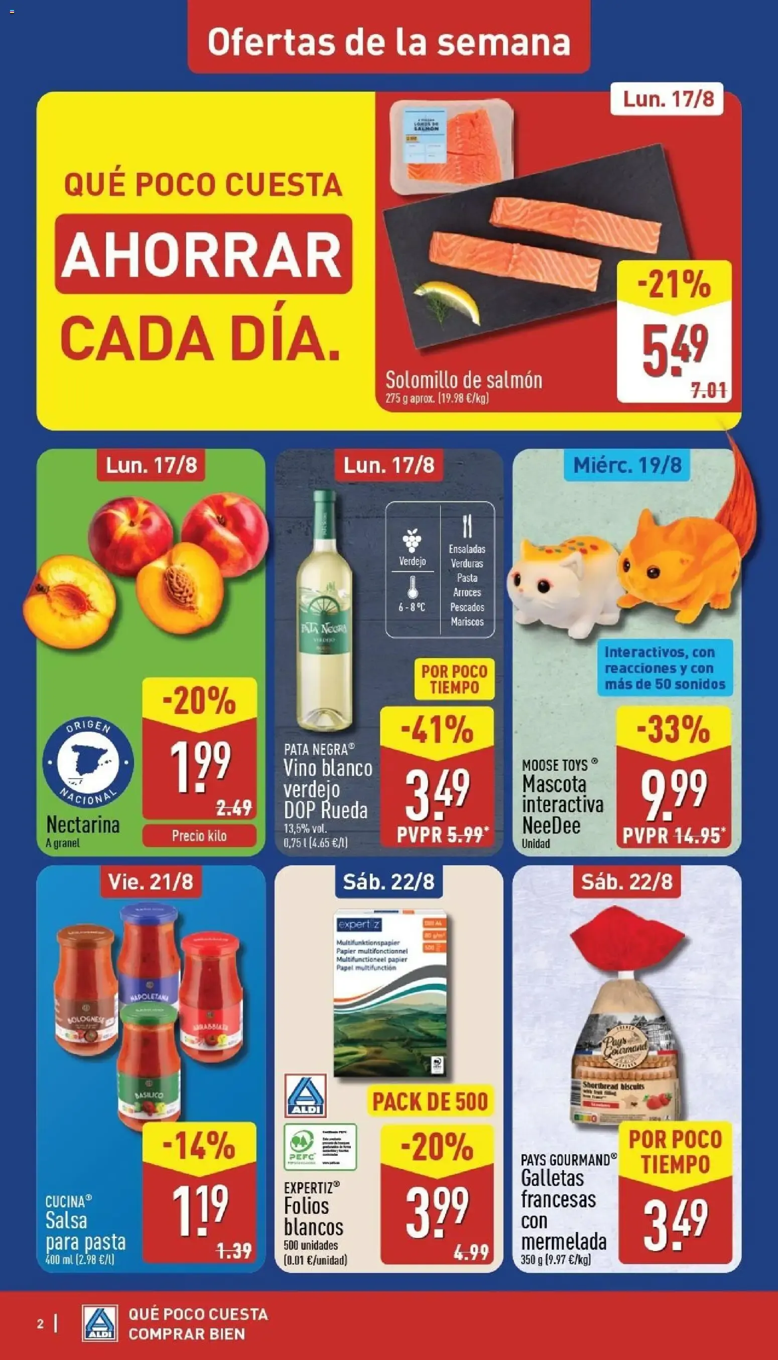 Catálogo de Aldi: Frescura a precios para tirarse a la piscina 17 de agosto al 23 de agosto 2026 - Página 2