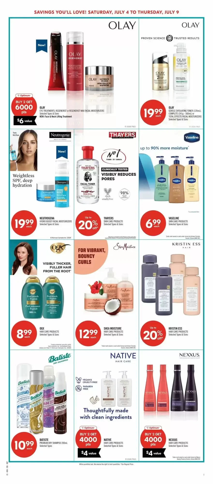 Shoppers Drug Mart flyer week 27 from July 4 to July 9 2026 - flyer page 9