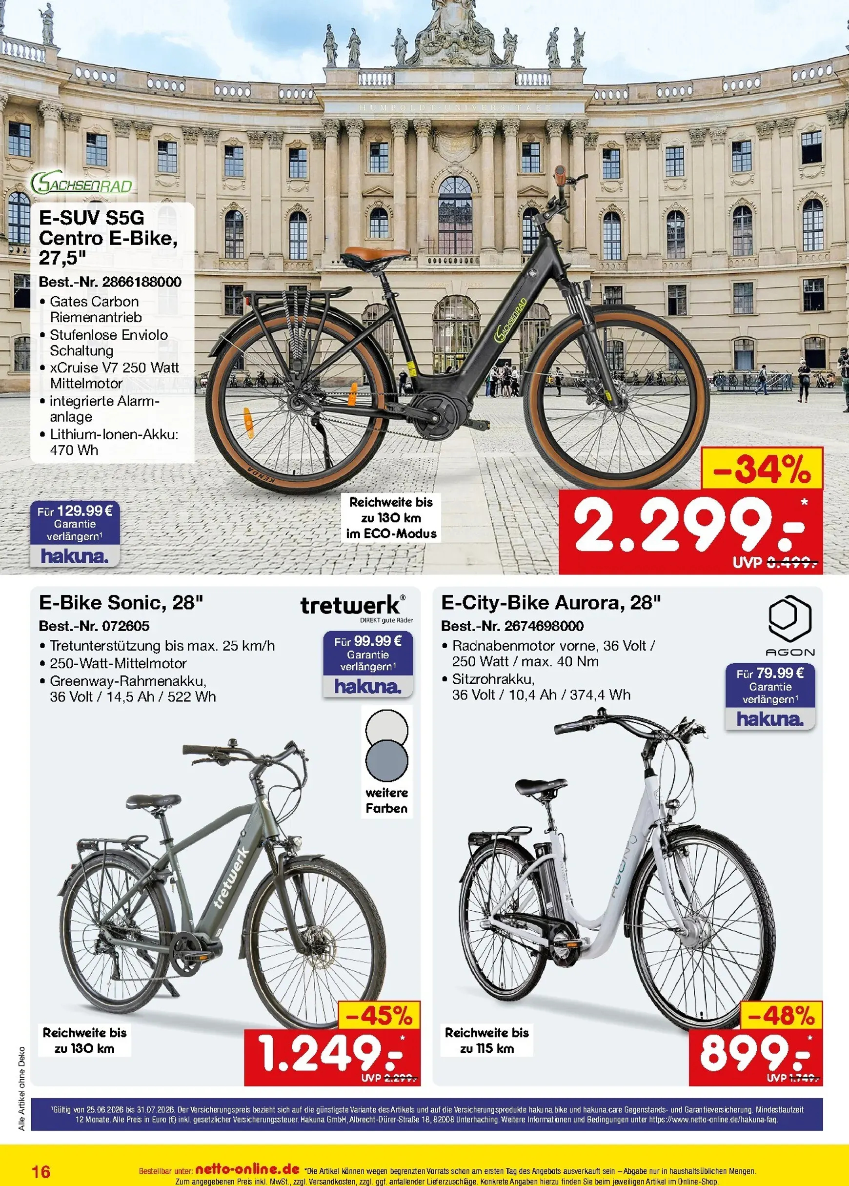 Netto Marken Discount - Online-Angebote Juli Prospekt – von Mittwoch 01.07.2026 bis Freitag 31.07.2026 von 1. Juli bis 31. Juli 2026 - Prospekt seite 16