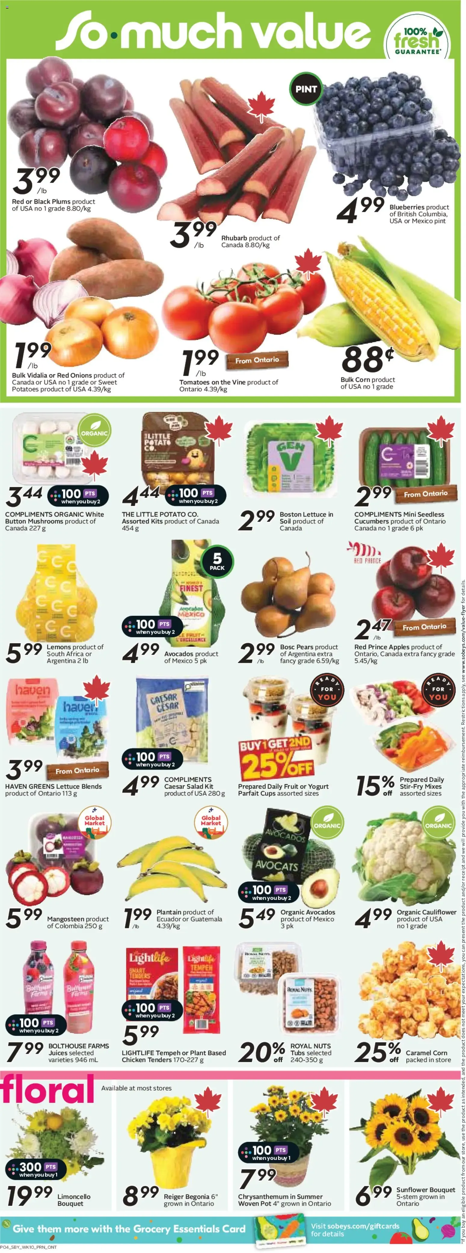 Sobeys weekly flyer / circulaire from Jul 2, 2026 > weekly specials & deals from July 2 to July 8 2026 - flyer page 7