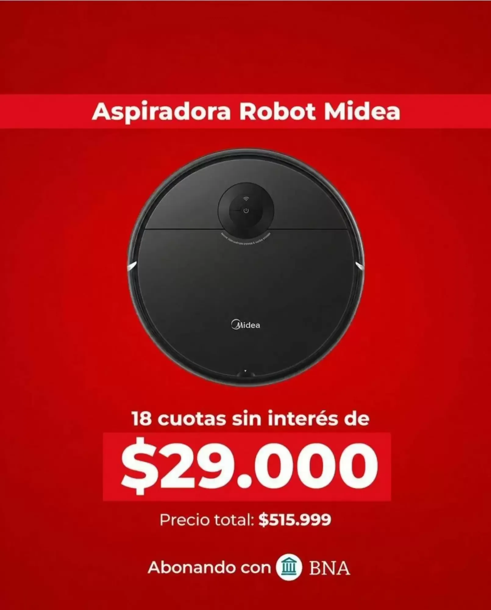 Aspiradora Robot Midea