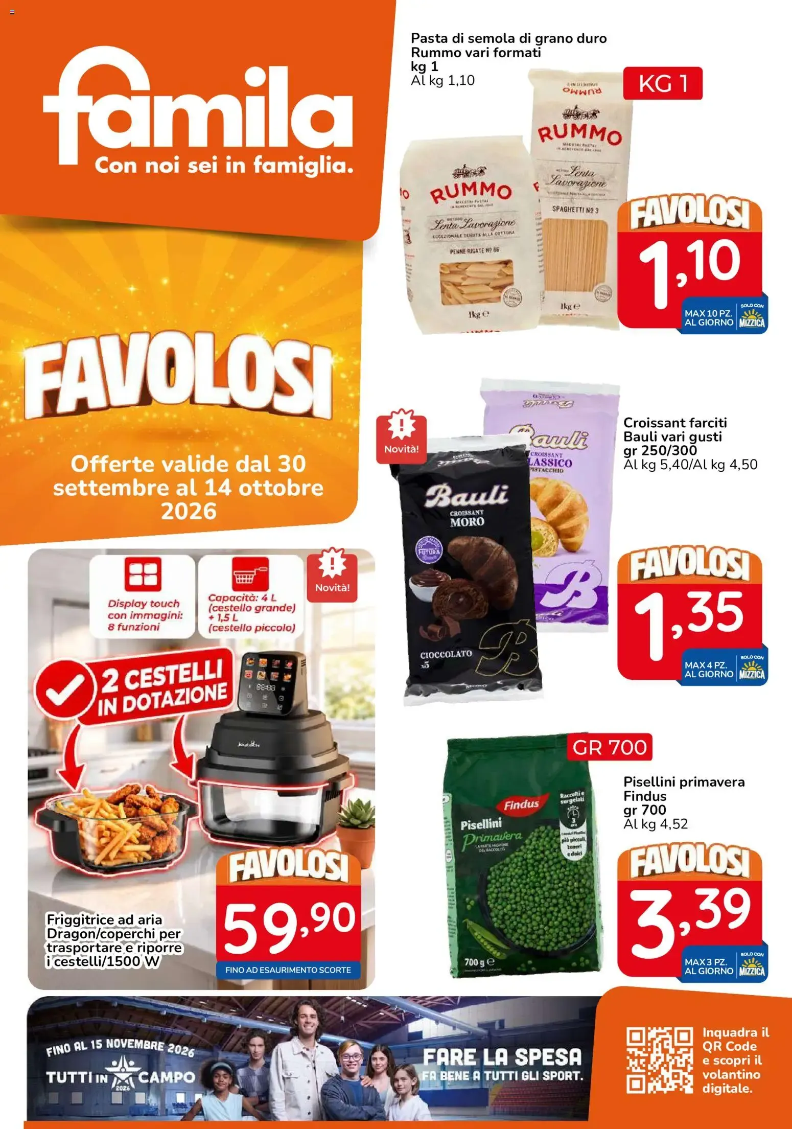 Nuovo Famila volantino dal 30/09/2026 > offerte anteprima 🛍️ da 30 settembre a 14 ottobre di 2026 - Pagina del volantino 1