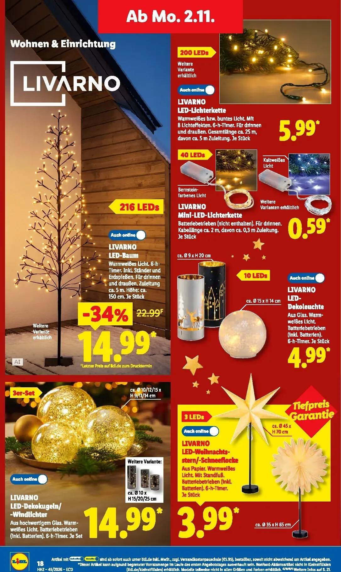 Lidl Sparen beim Preisführer von 2. November bis 7. November 2026 - Prospekt seite 35