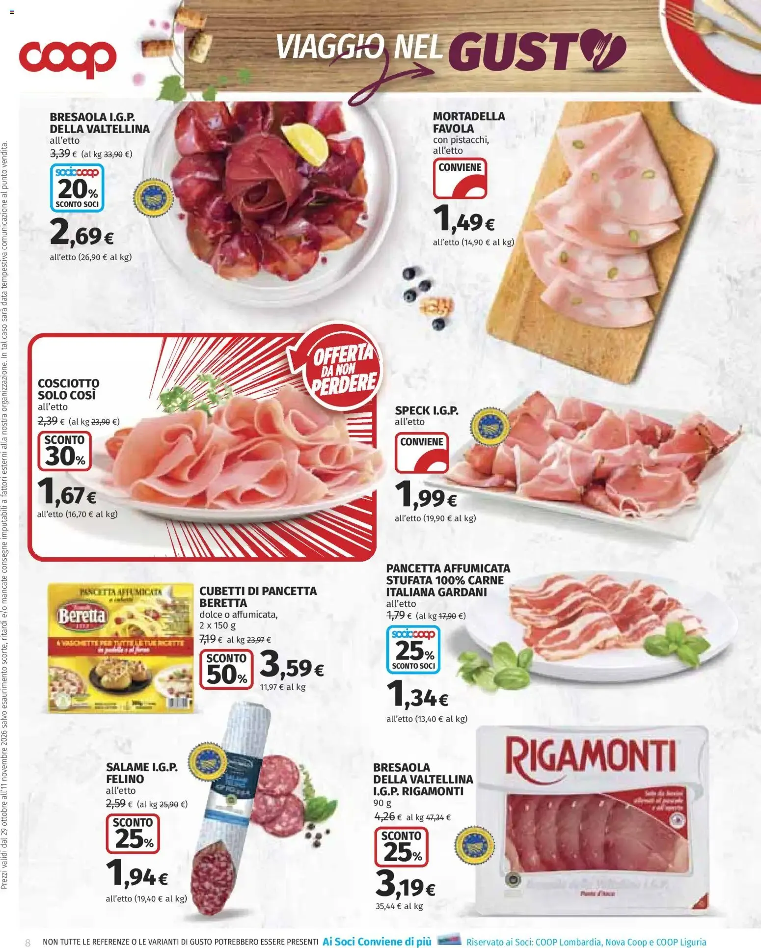 Volantino COOP Anteprima dal 29/10/2026 > NUOVO Promozioni da 29 ottobre a 11 novembre di 2026 - Pagina del volantino 8