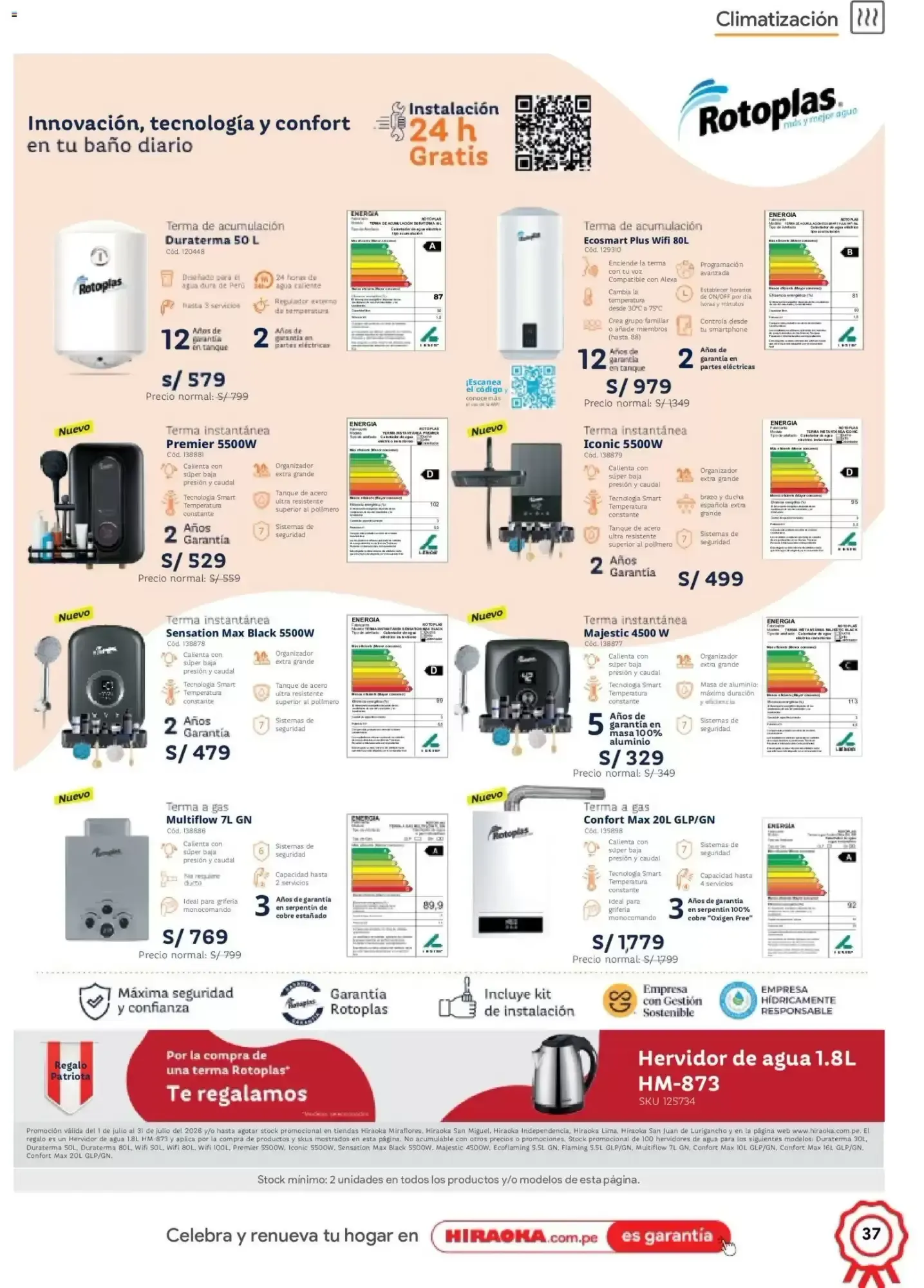 Catalogo de Catálogo Hiraoka 11 de julio al 31 de julio 2026 - Pag 37
