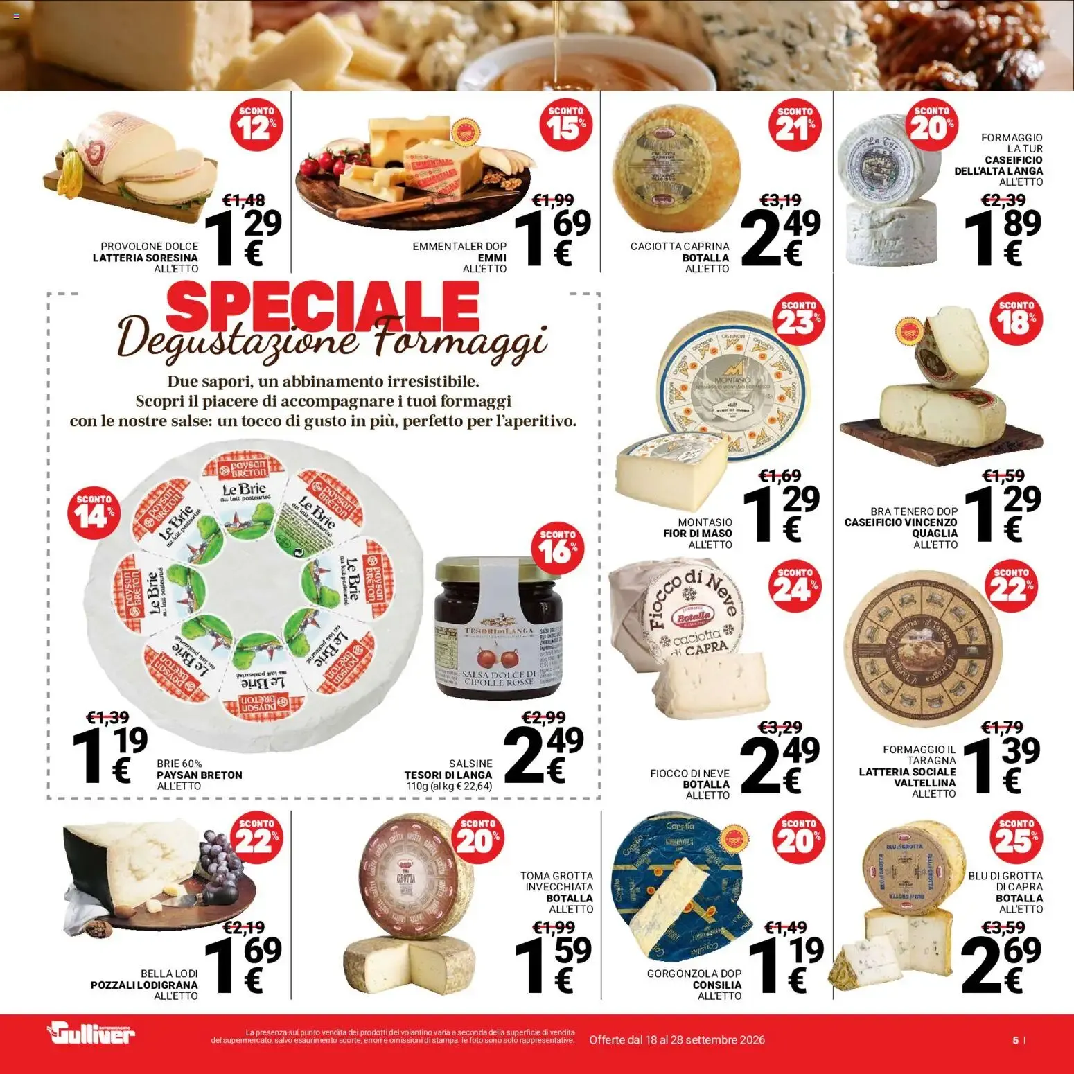 Nuovo Gulliver volantino dal 18/09/2026 > offerte anteprima 🛍️ da 18 settembre a 28 settembre di 2026 - Pagina del volantino 5