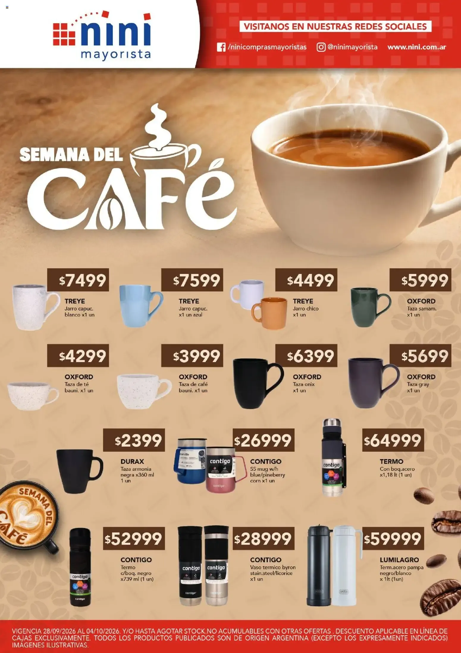 Ofertas de NINI Mayorista catálogo del 28/09/2026 - 04/10/2026 28 de septiembre al 4 de octubre 2026 - Página 35 del catálogo