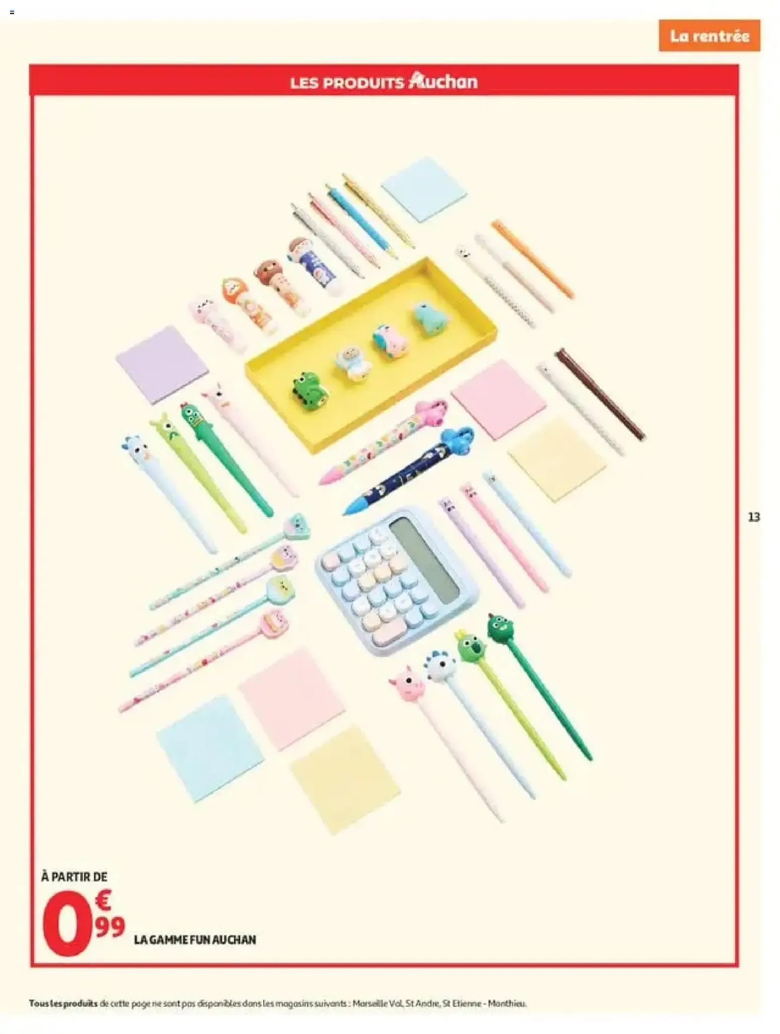 Auchan Rentrée scolaire hypers à partir du 25/08/2026 - promo en ligne du 25 août au 6 septembre 2026 - Catalogue page 15