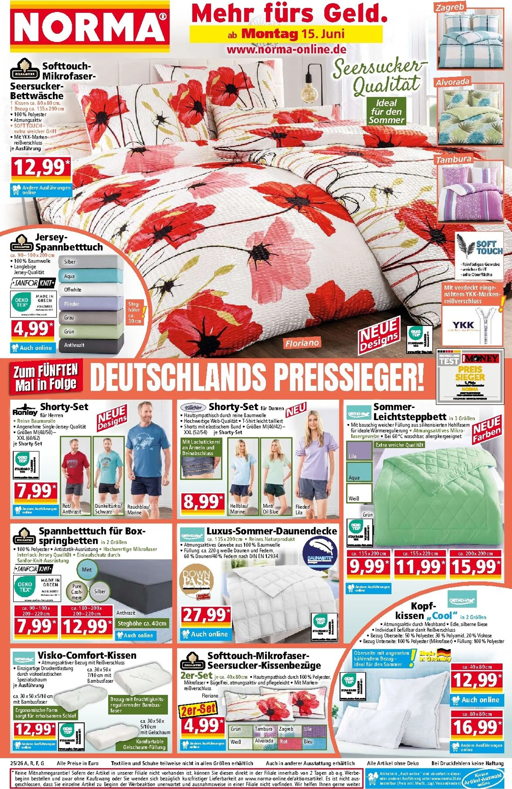 Norma Prospekt – von Montag 15.06.2026 bis Sonntag 21.06.2026 von 15. Juni bis 21. Juni 2026 - Prospekt seite 1