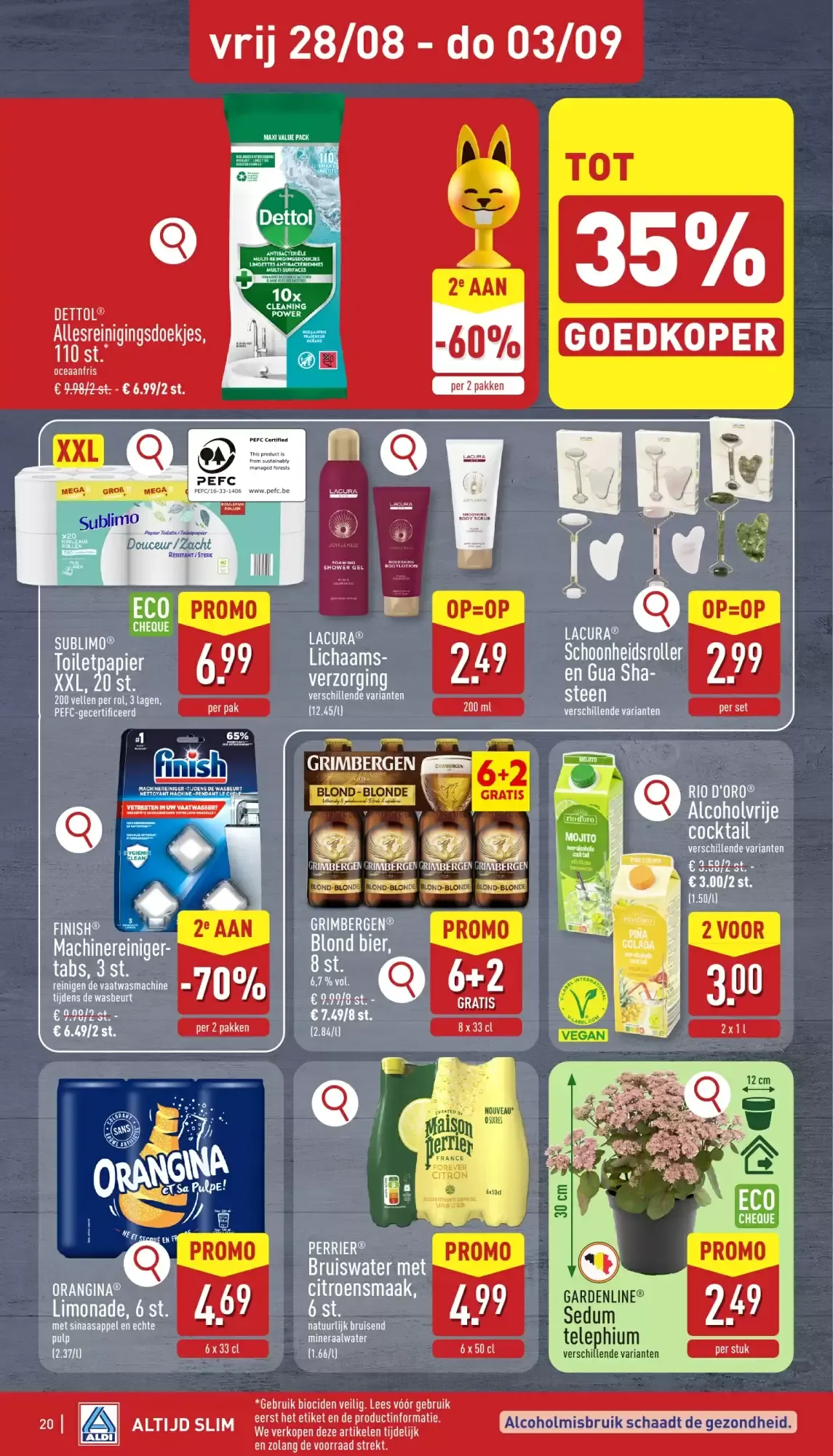 ALDI Folder van ma 24/08 t.e.m. zat 29/08 van 24 augustus tot 29 augustus 2026 - folder pagina 20
