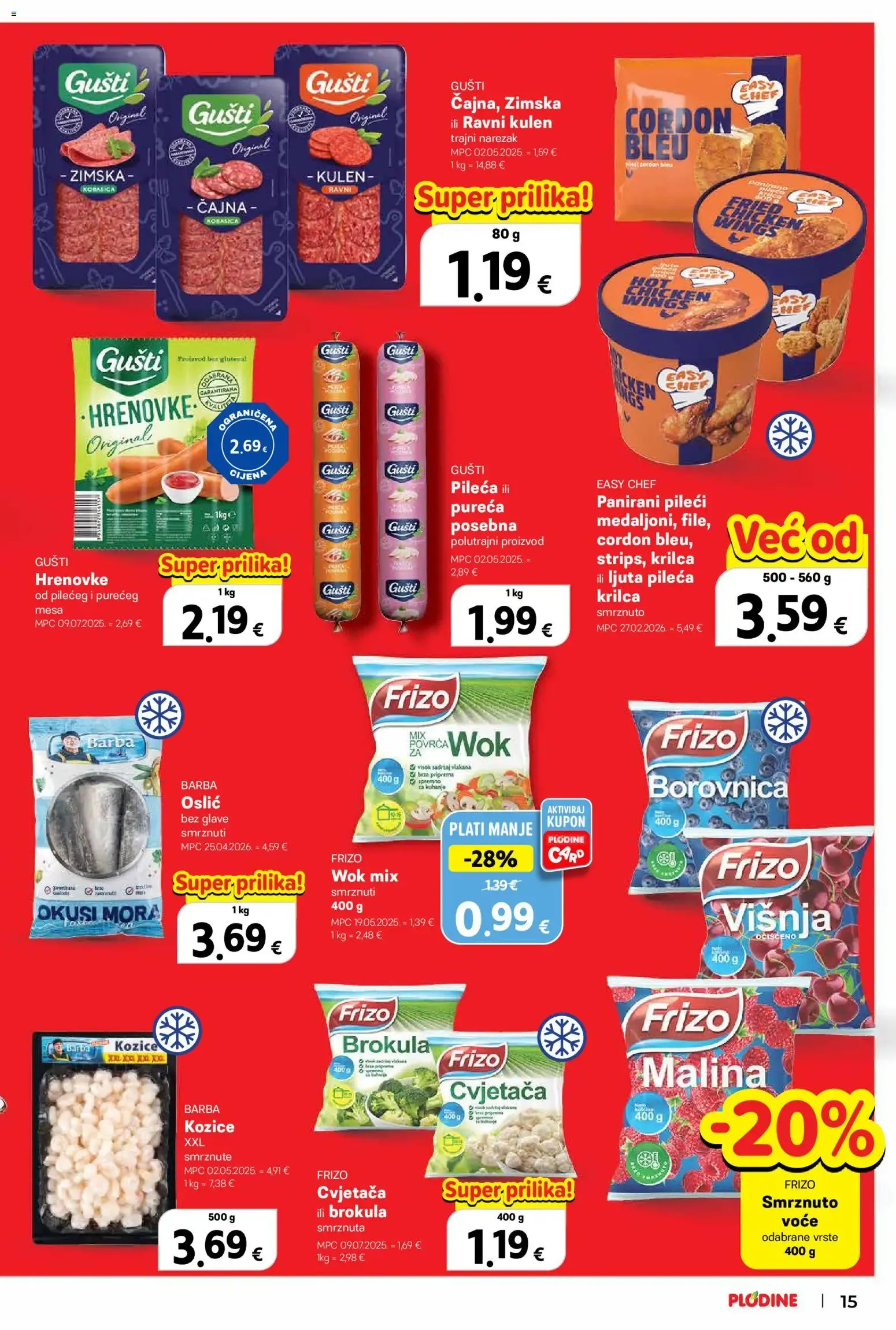 Katalog Plodine Katalog novi od 08.07.2026 na listanje > letak digitalni od 8. srpnja do 14. srpnja 2026. - Pregled Stranica 15
