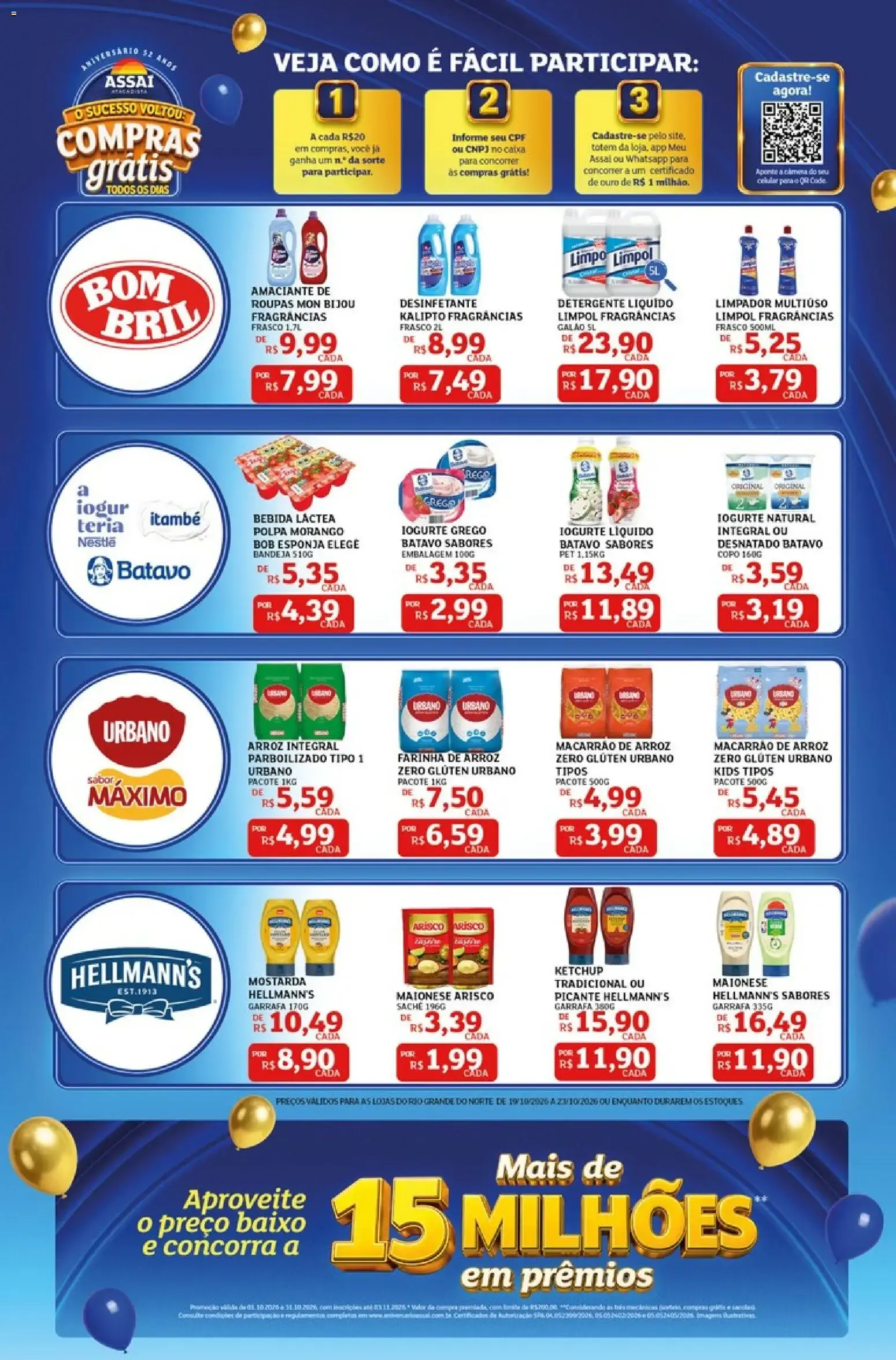 Encarte de Assaí Atacadista ofertas - RN de 19/10/2026 | Promoções Online 19 de outubro até 23 de outubro 2026 - Pagina 3