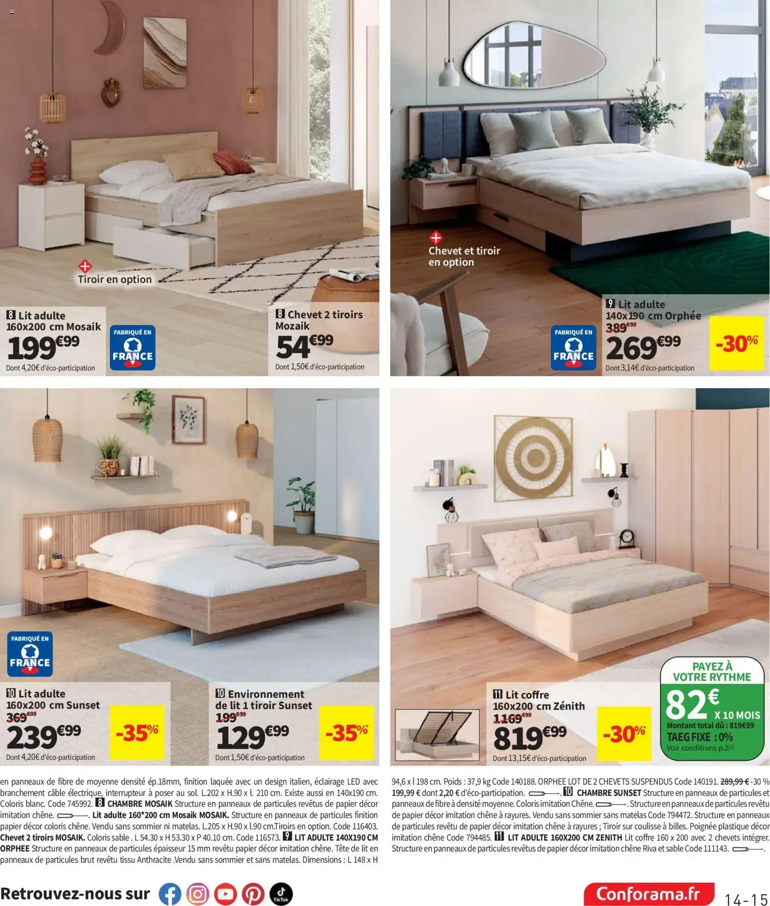 Conforama catalogue à partir du 09/06/2026 - promo en ligne du 9 juin au 6 juillet 2026 - Catalogue page 15