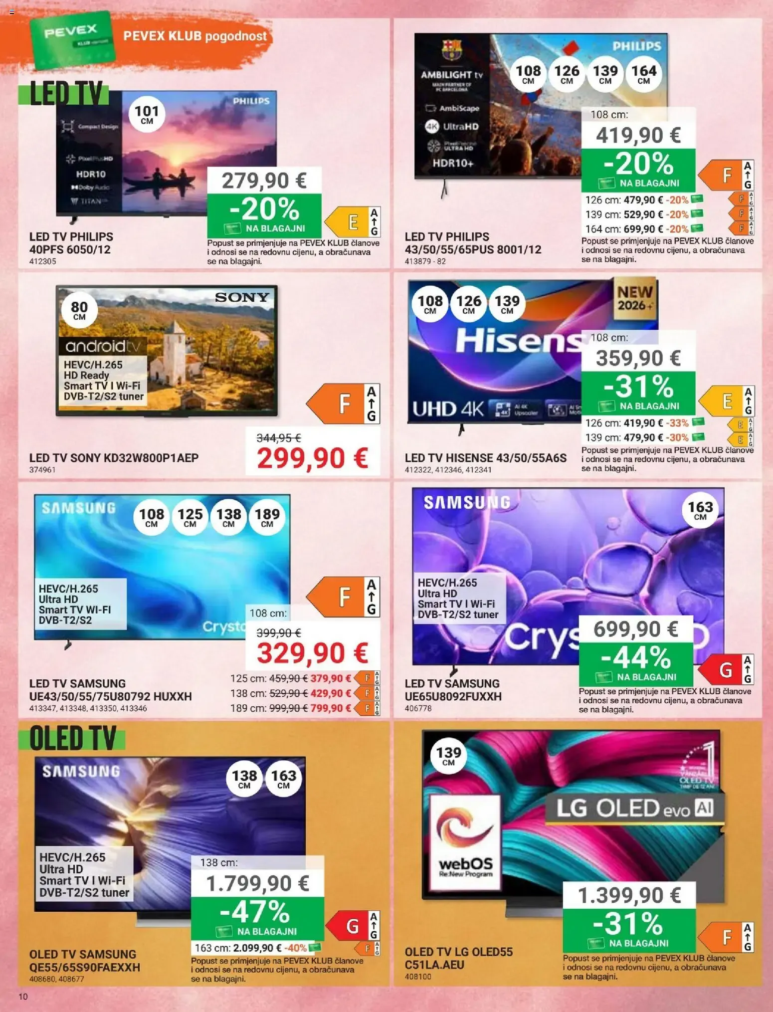 Katalog PEVEX Katalog od 24. rujna do 20. listopada 2026. - Pregled Stranica 10