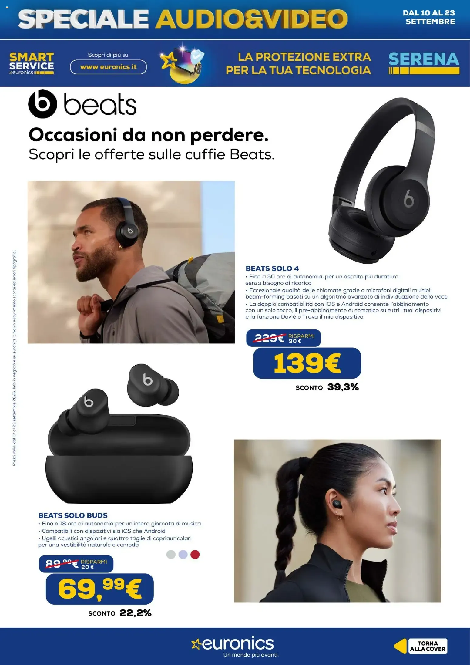Nuovo Euronics volantino Audio Video dal 10/09/2026 > offerte anteprima 🛍️ da 10 settembre a 23 settembre di 2026 - Pagina del volantino 5