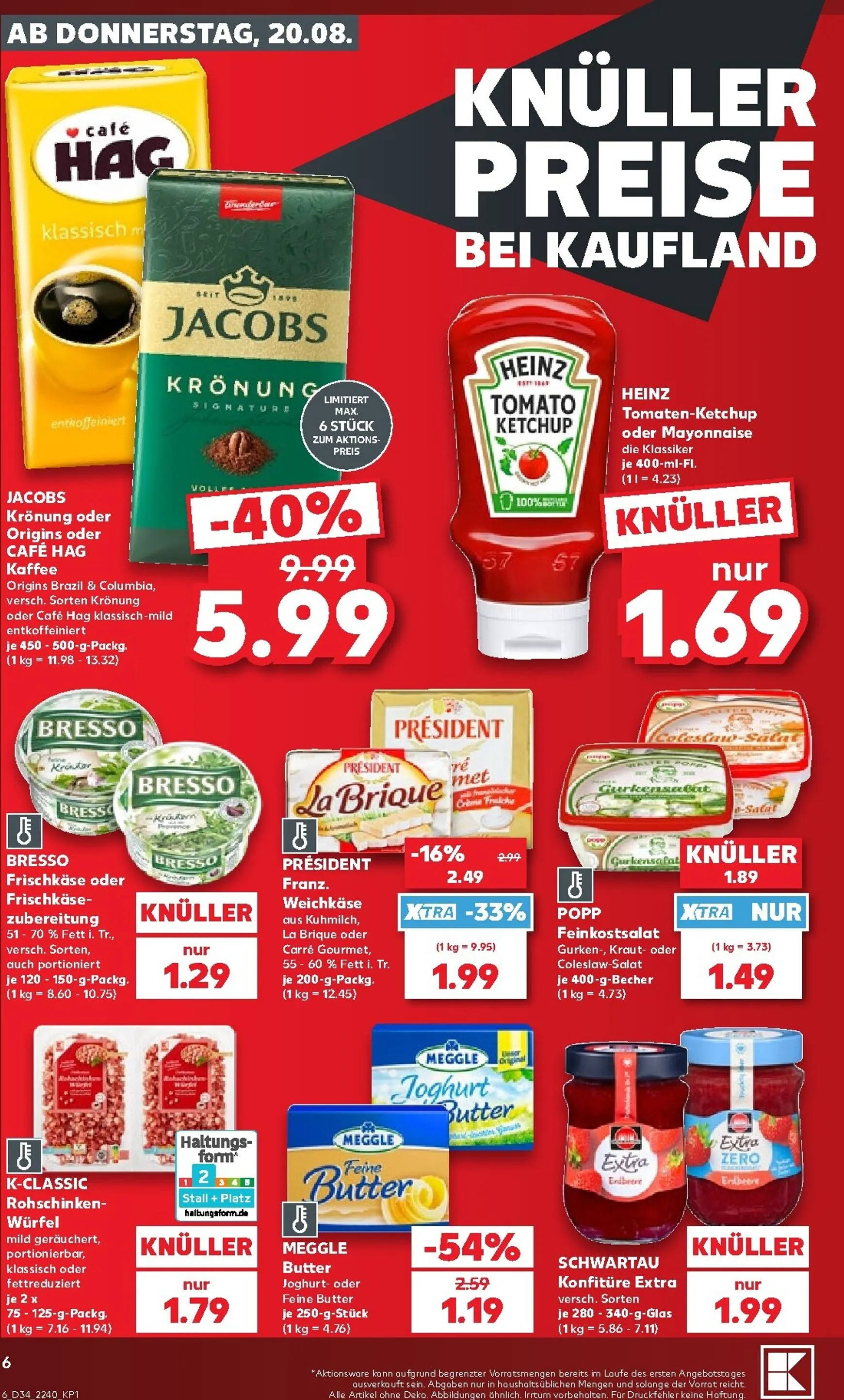 Kaufland Prospekt nächste Woche – von Donnerstag 20.08.2026 bis Mittwoch 26.08.2026 von 20. August bis 26. August 2026 - Prospekt seite 6