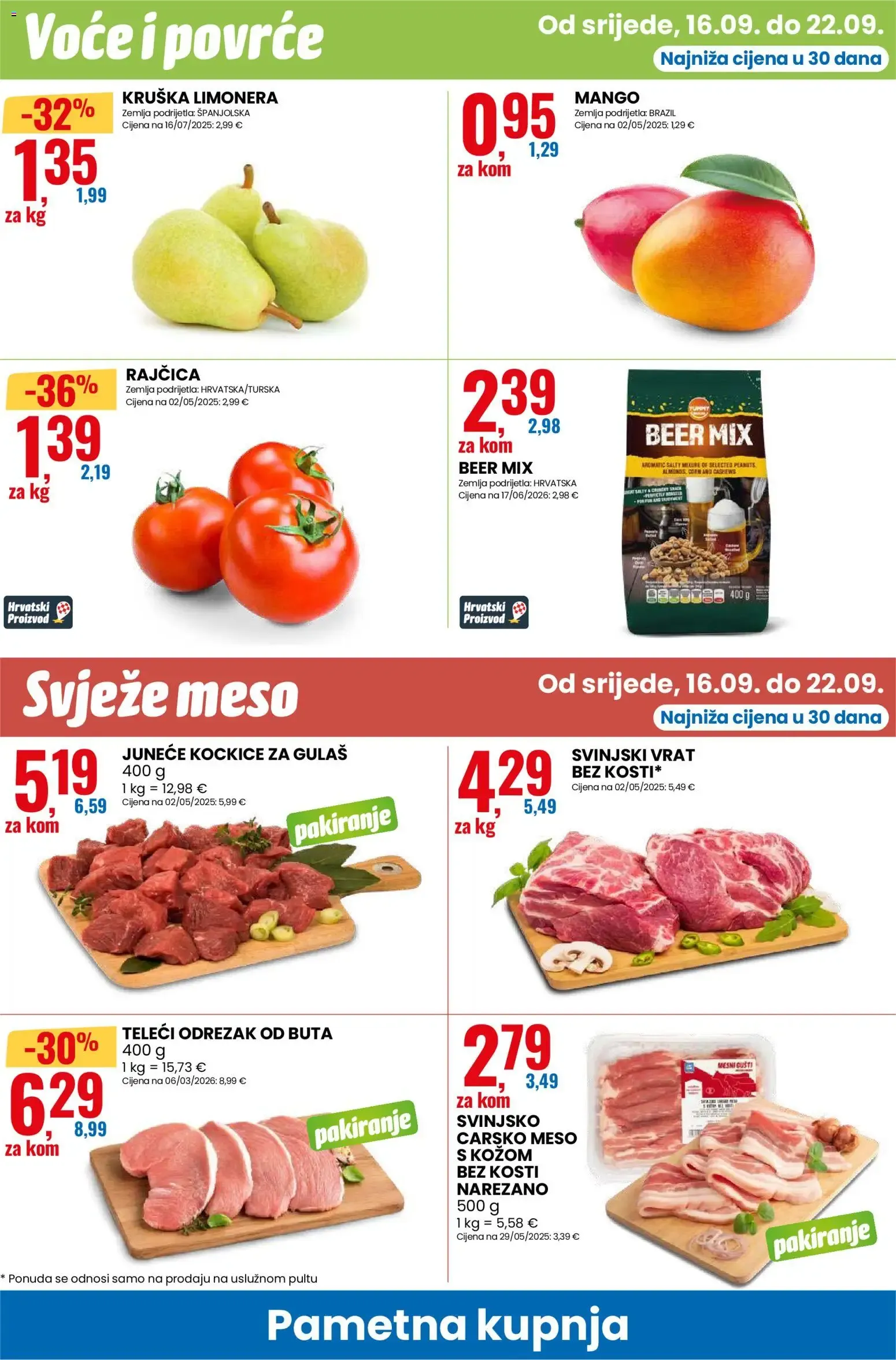Katalog Pametna kupnja DOMAĆE I POVOLJNO od 16. rujna do 22. rujna 2026. - Pregled Stranica 6